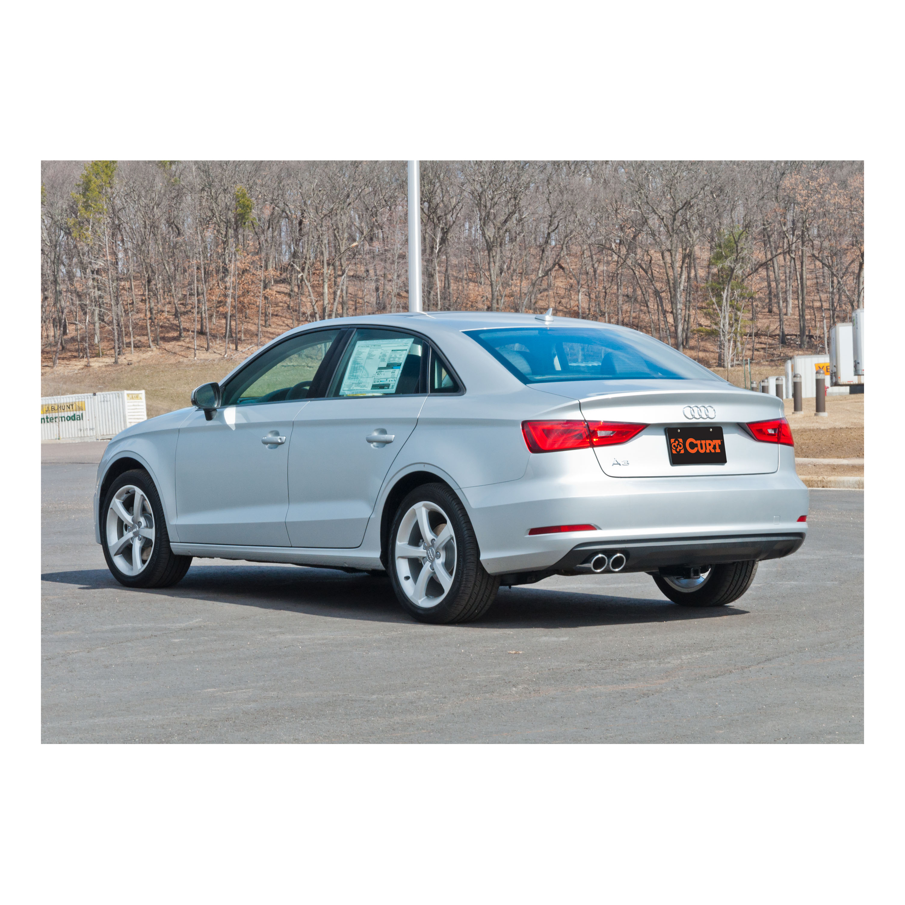 CURT 113993 Class 1 Trailer Hitch with Ball Mount, 1-1/4-In Receiver, Fits Select Audi A3, A3 Quattro thumbnail 6