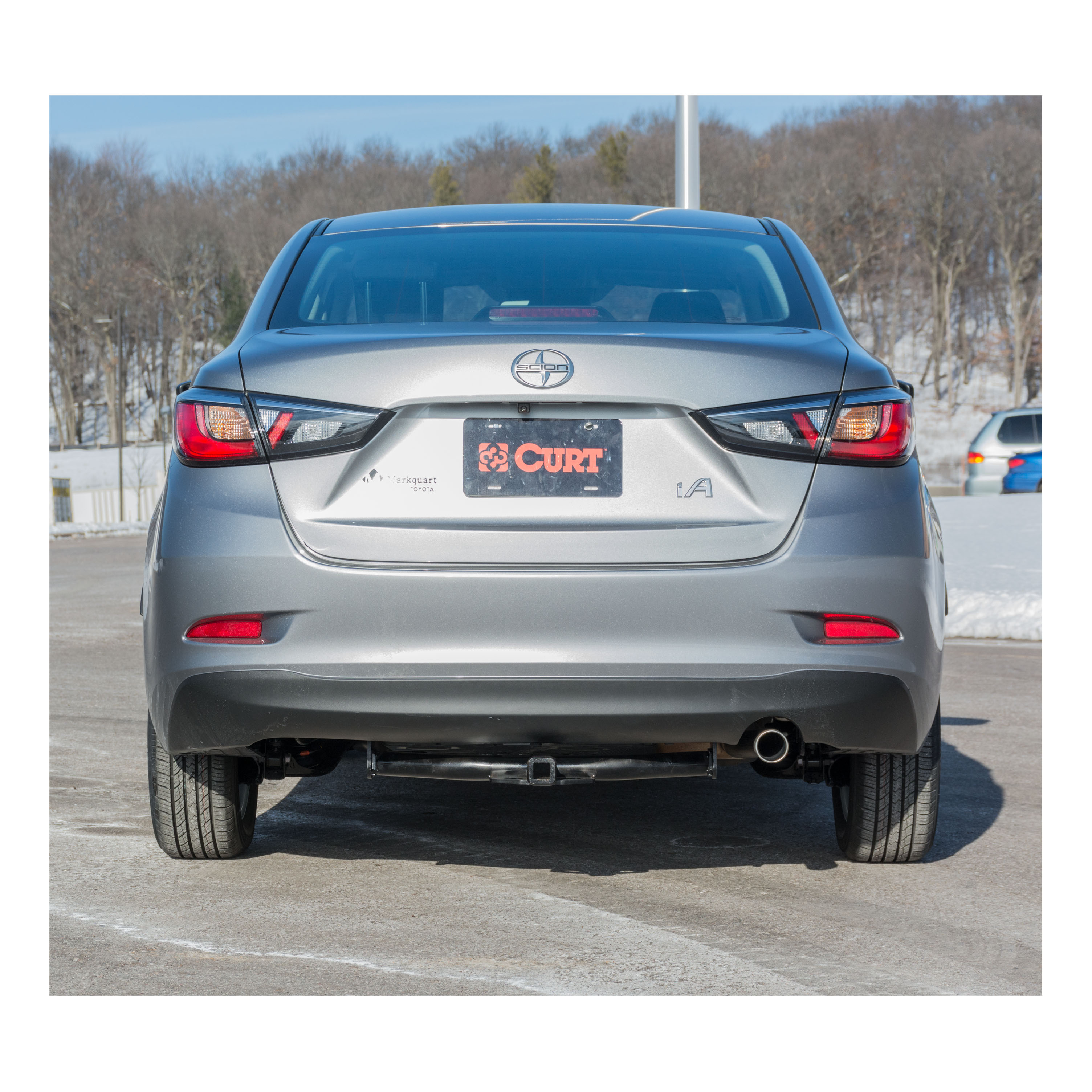 CURT 11421 Class 1 Trailer Hitch, 1-1/4-Inch Receiver, Fits Select Toyota Yaris iA, Scion iA thumbnail 6