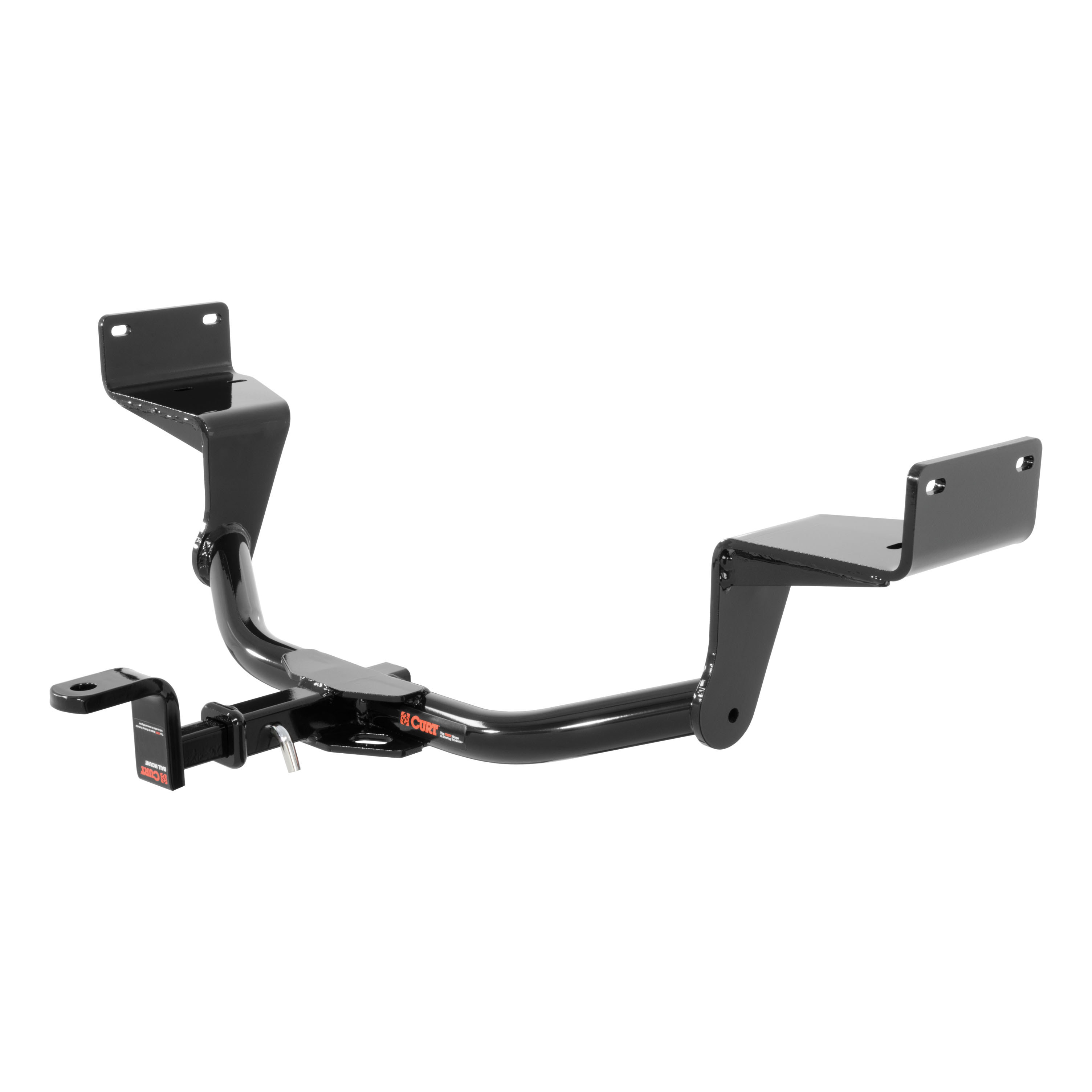 CURT 114053 Class 1 Trailer Hitch with Ball Mount, 1-1/4-In Receiver, Fits Select Ford Mustang thumbnail 0