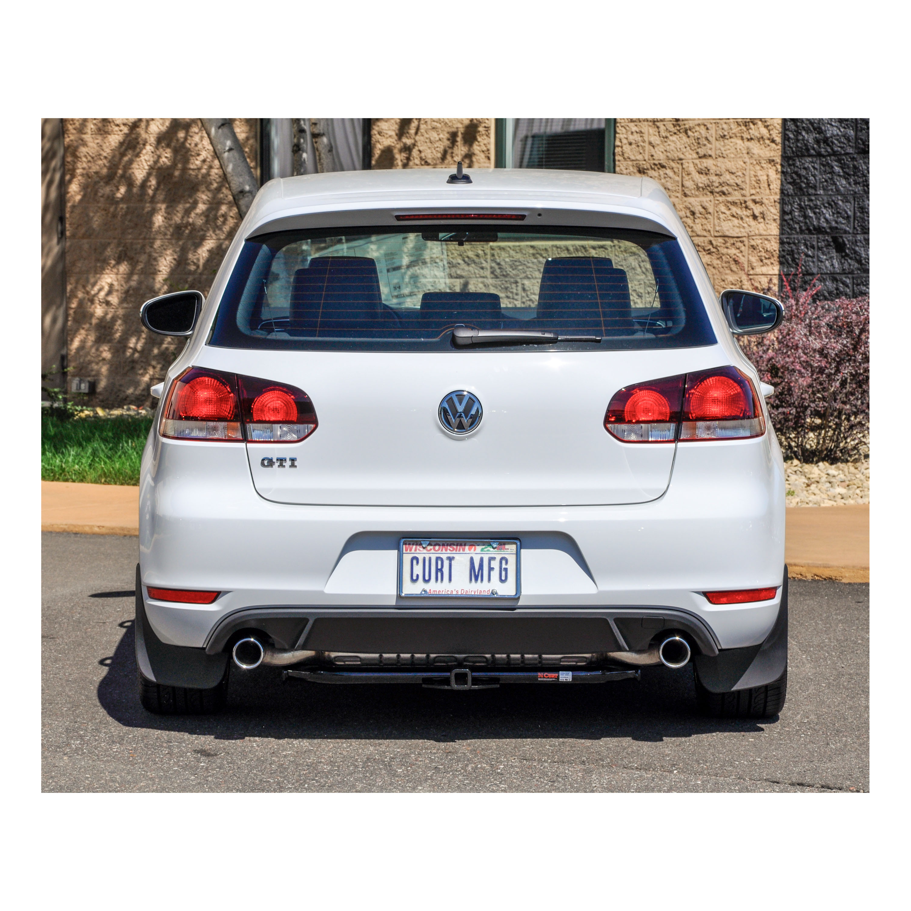 CURT 11000 Class 1 Trailer Hitch, 1-1/4-Inch Receiver, Fits Select Volkswagen Golf, GTI thumbnail 5