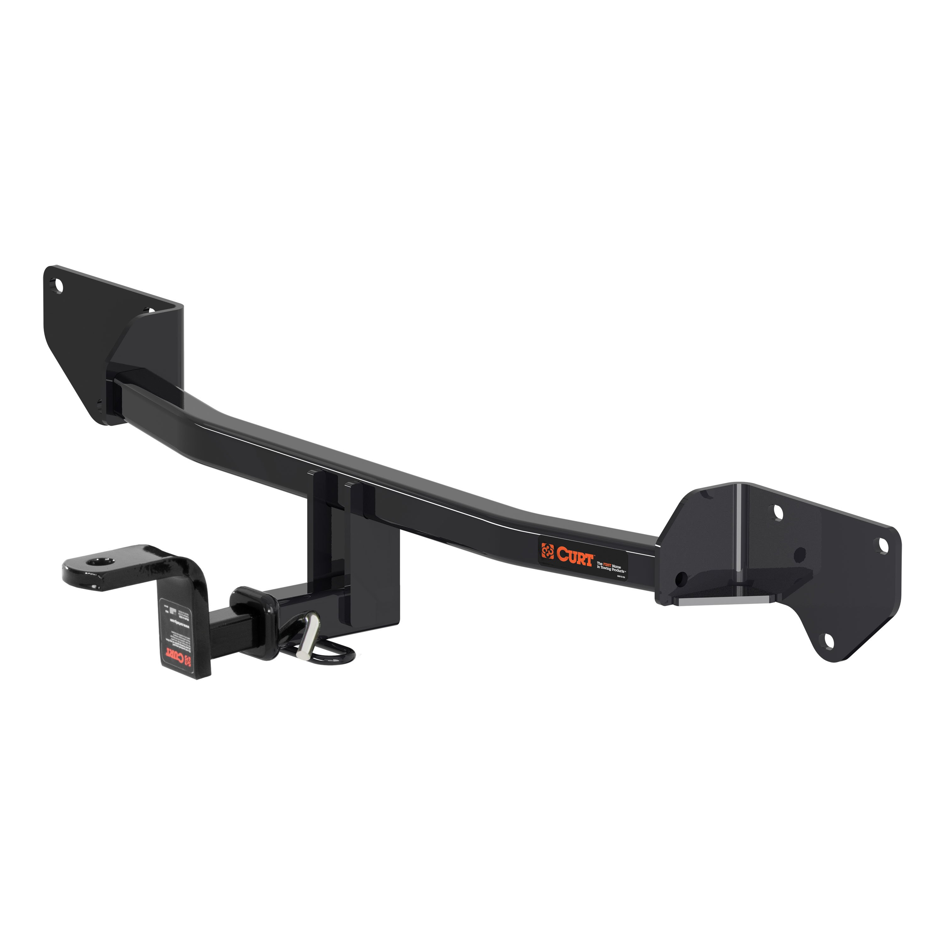 CURT 115233 Class 1 Trailer Hitch with Ball Mount, 1-1/4-In Receiver, Fits Select Toyota Prius C thumbnail 0