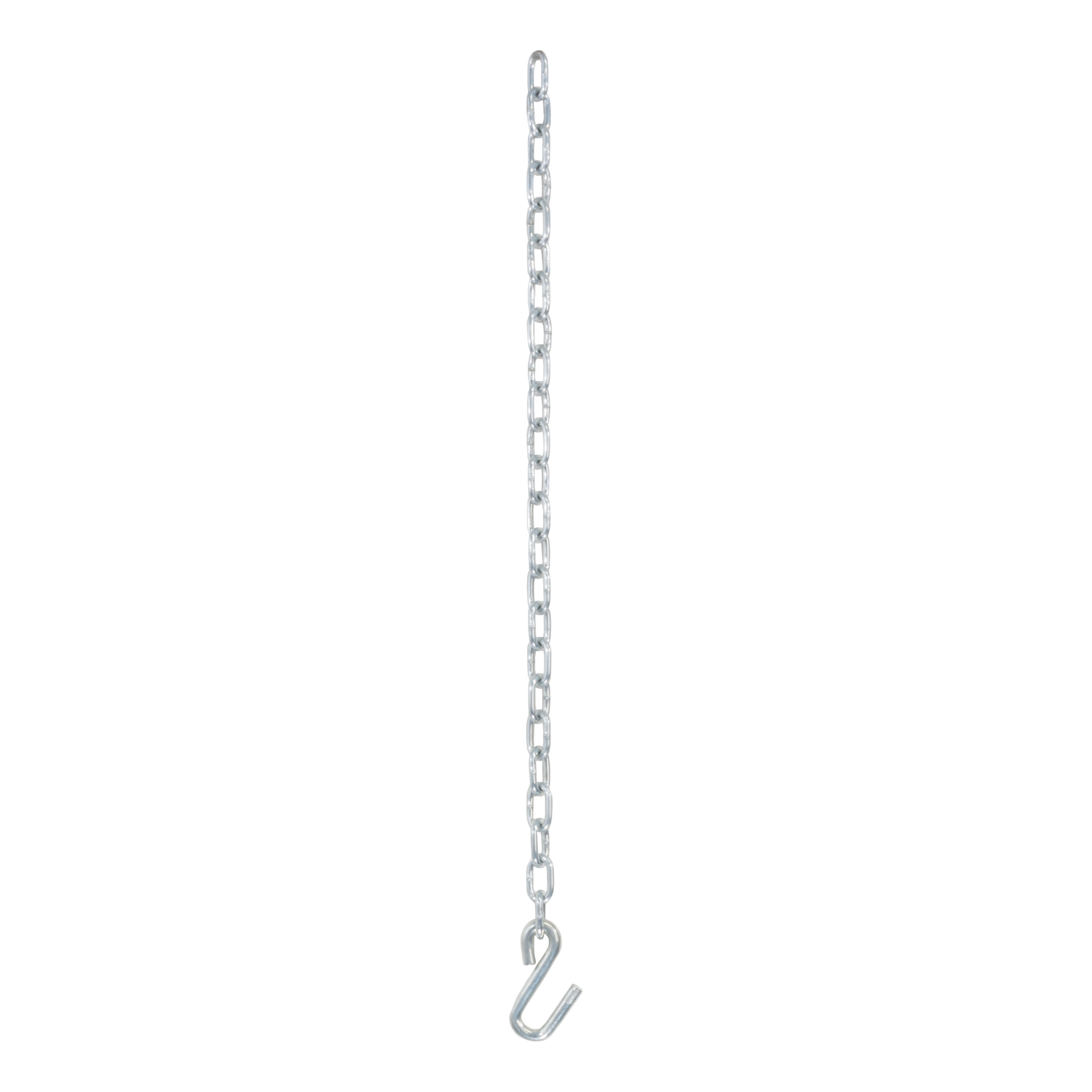 CURT 80020 27-Inch Trailer Safety Chain with 3/8-In S Hook, 2,000 lbs Break Strength thumbnail 1