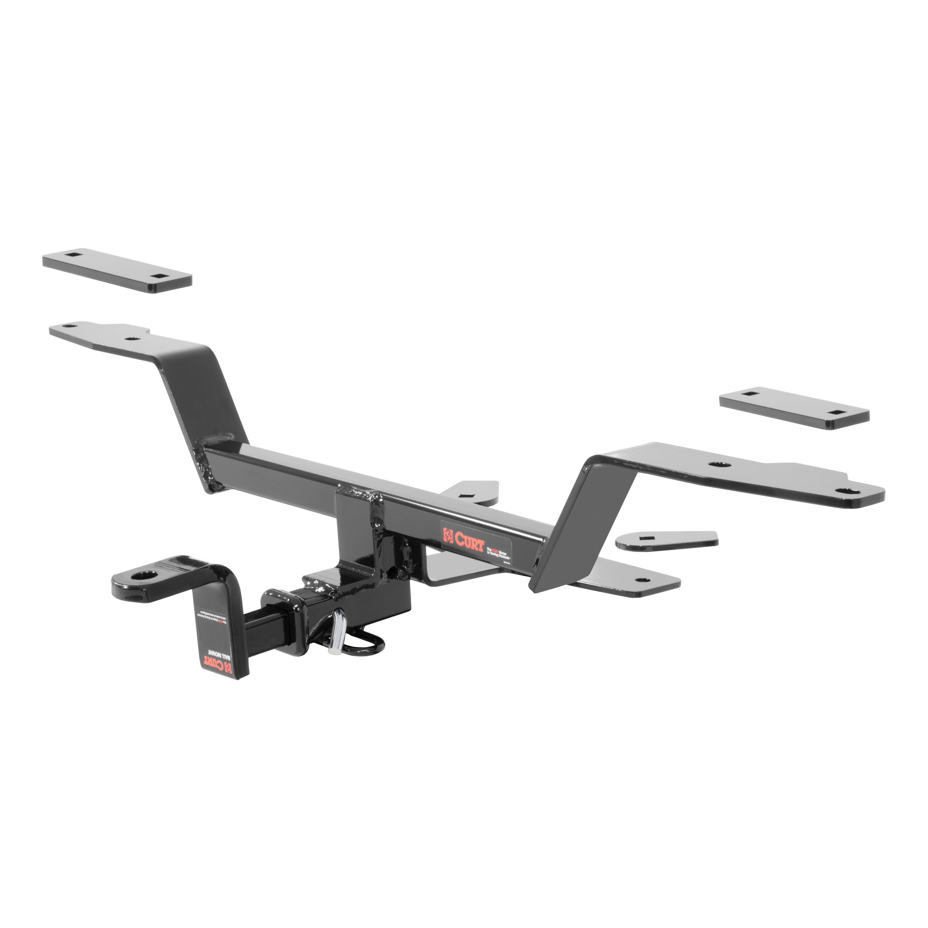 CURT 114483 Class 1 Trailer Hitch with Ball Mount, 1-1/4-In Receiver, Fits Select Audi A4, Allroad, Quattro, A5, Sportback thumbnail 0