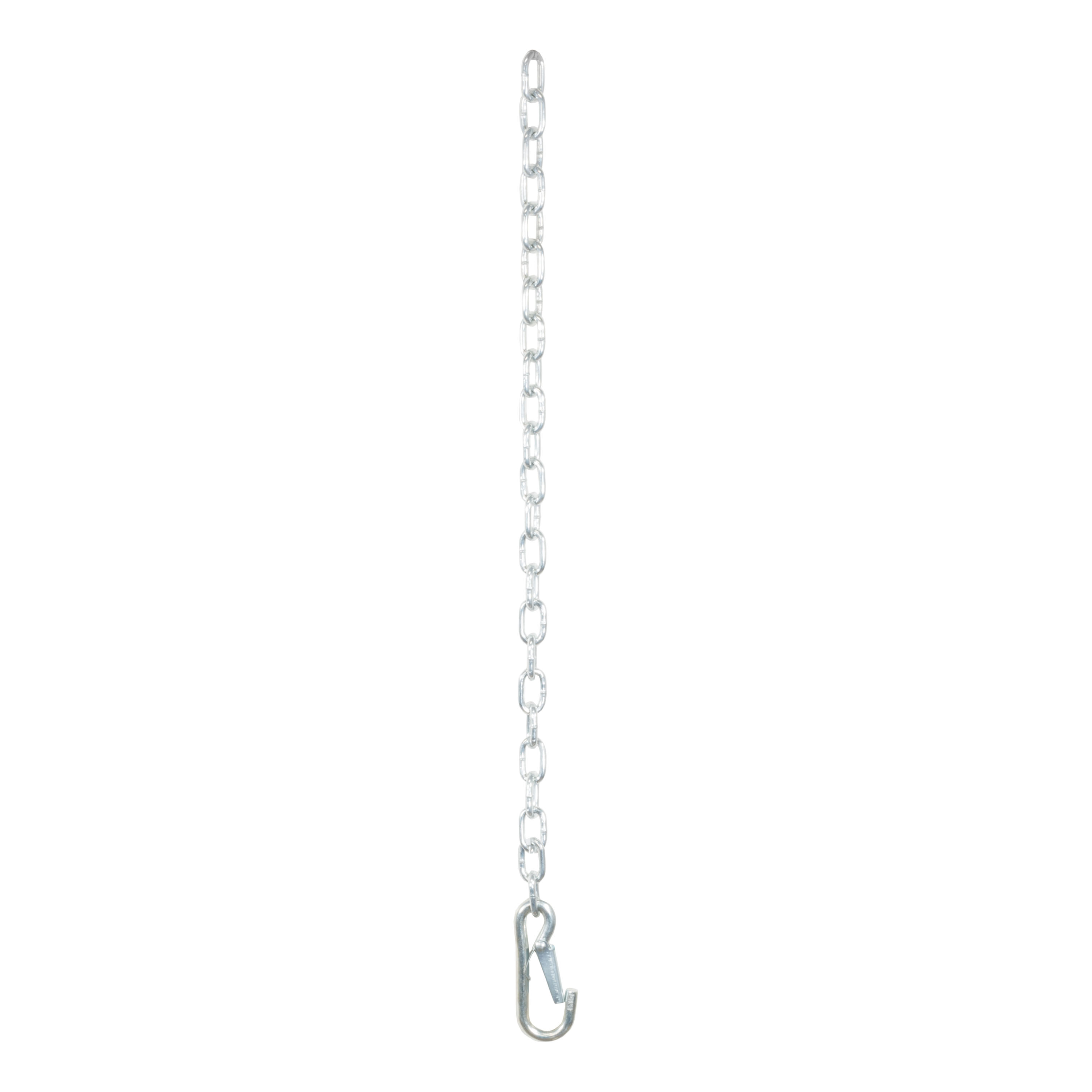 CURT 80312 27-Inch Trailer Safety Chain with 3/8-In Snap Hook, 2,000 lbs Break Strength thumbnail 1