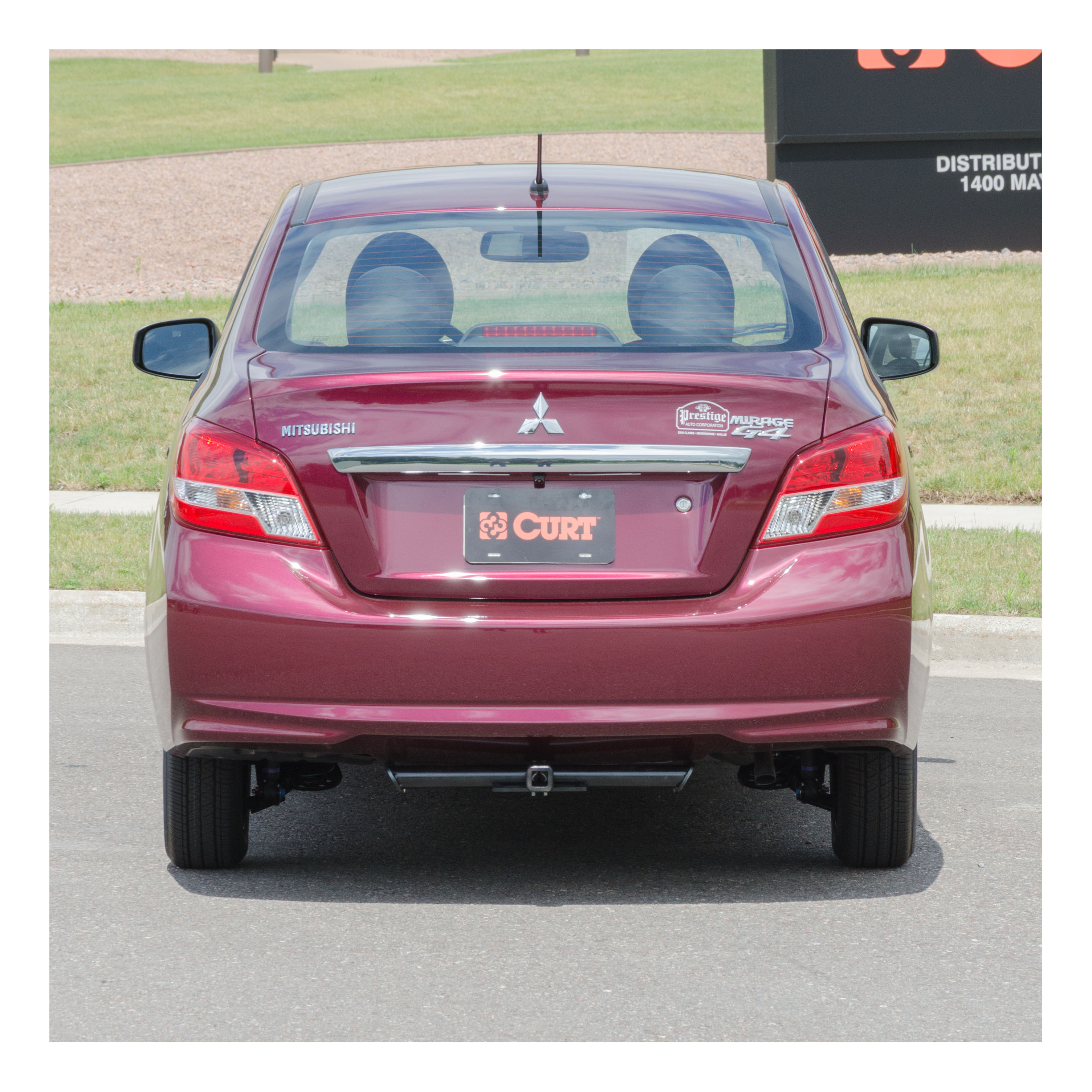 CURT 11449 Class 1 Trailer Hitch, 1-1/4-Inch Receiver, Fits Select Mitsubishi Mirage G4 thumbnail 6