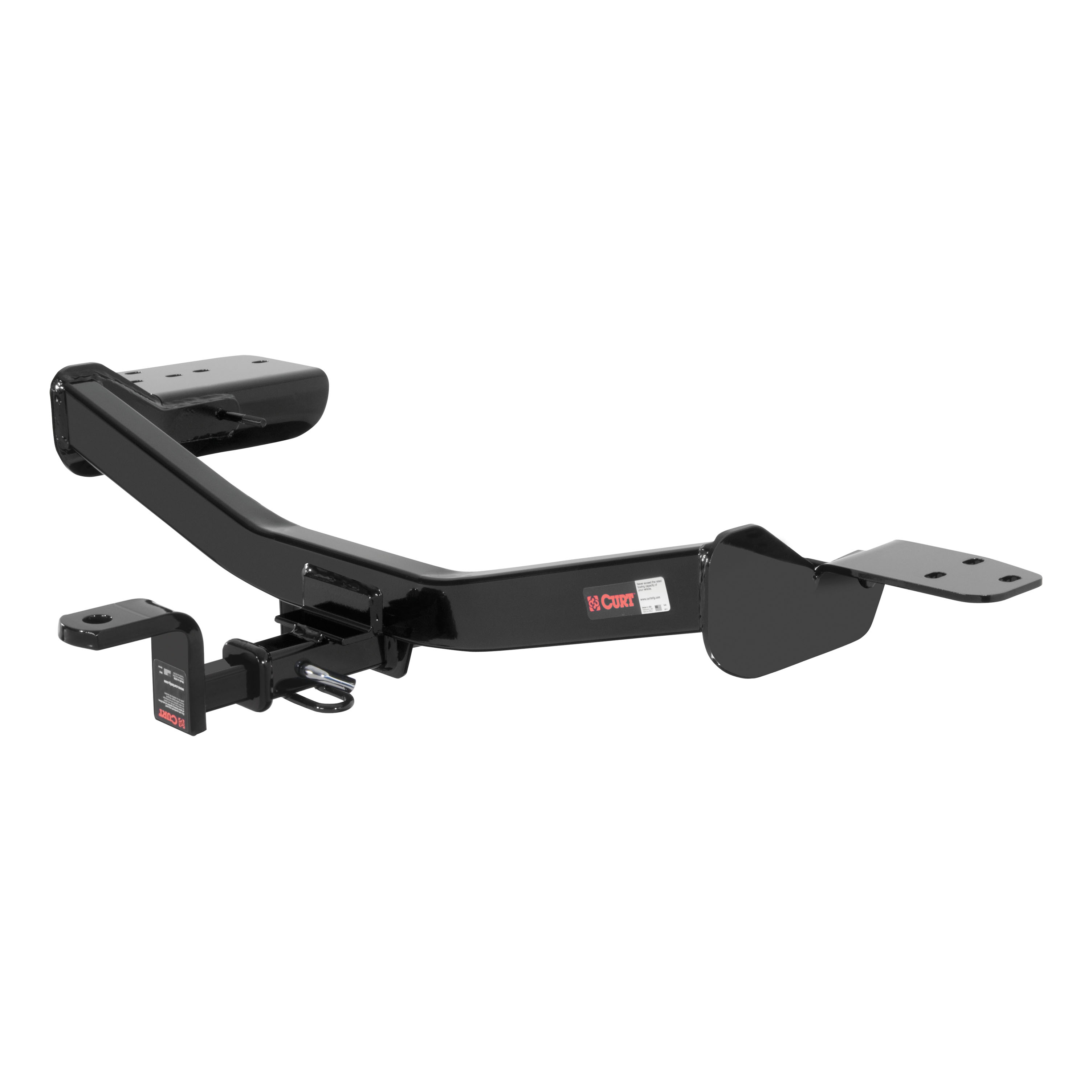 CURT 115103 Class 1 Trailer Hitch with Ball Mount, 1-1/4-In Receiver, Fits Select Infiniti EX35, EX37, QX50 thumbnail 0