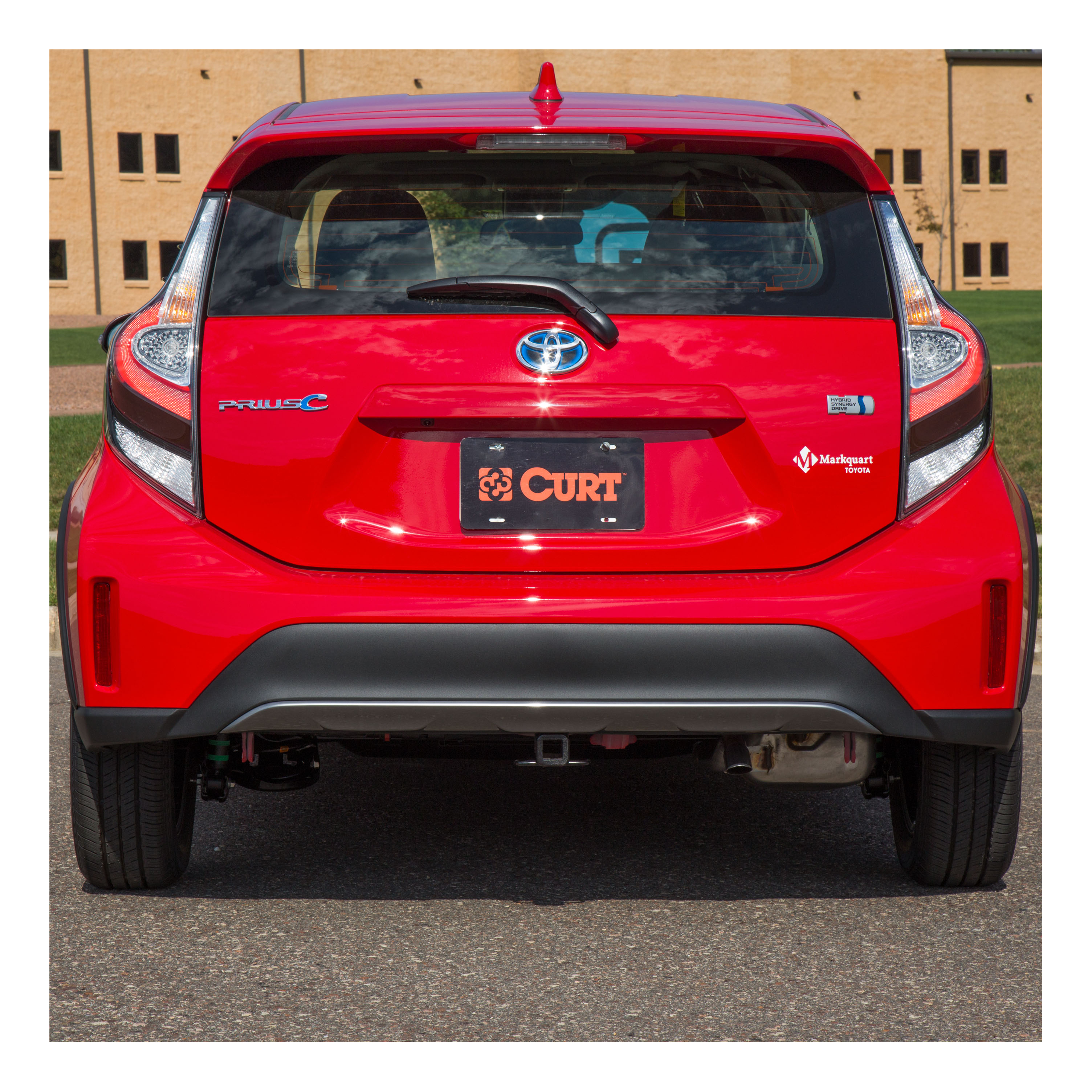 CURT 11523 Class 1 Trailer Hitch, 1-1/4-Inch Receiver, Fits Select Toyota Prius C thumbnail 6