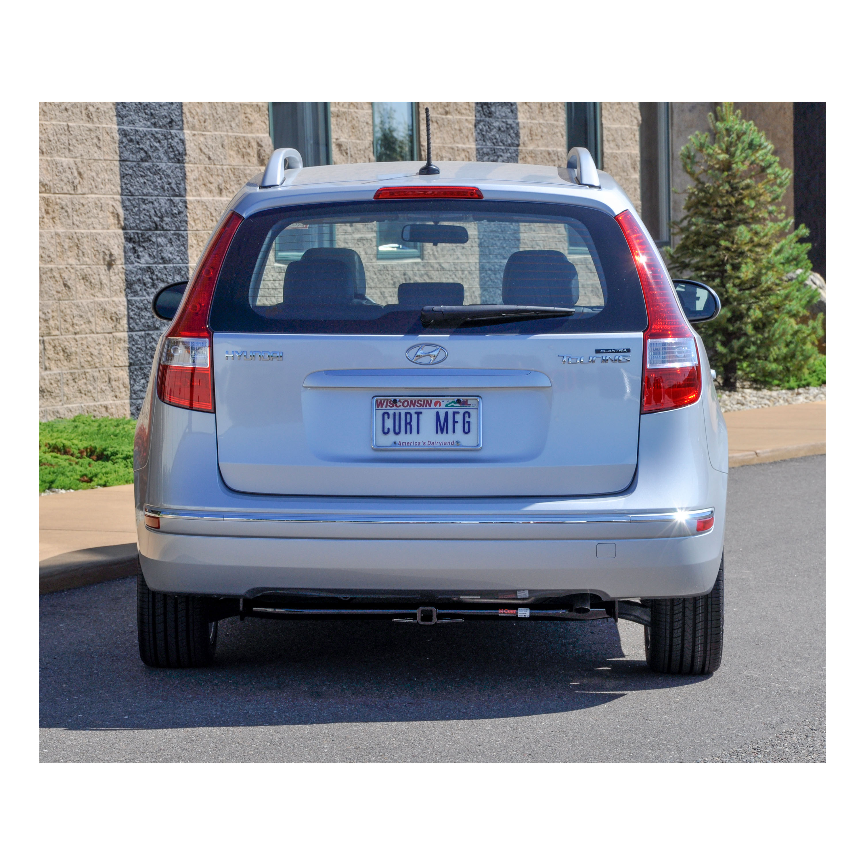CURT 114713 Class 1 Trailer Hitch with Ball Mount, 1-1/4-In Receiver, Fits Select Hyundai Elantra thumbnail 7