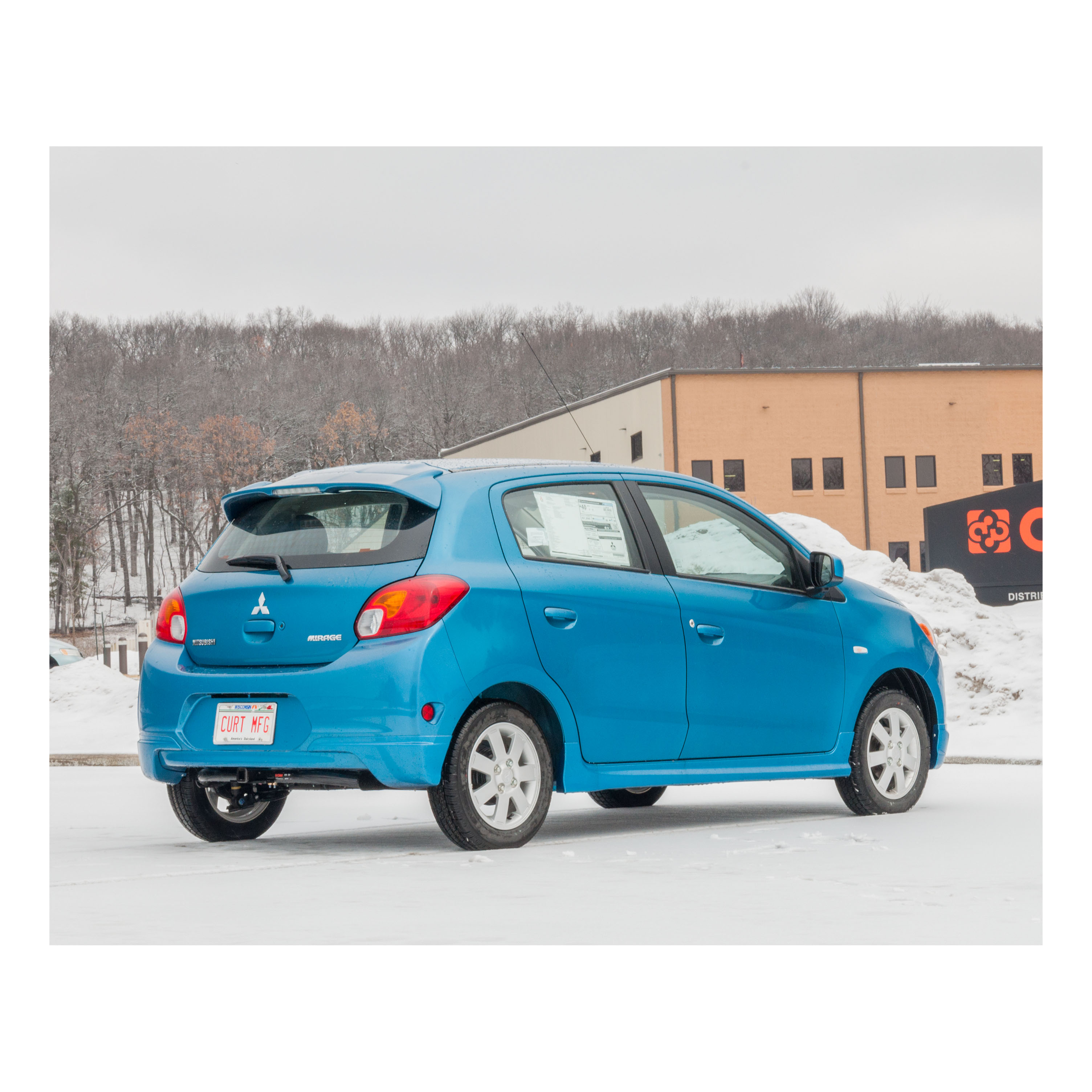 CURT 11394 Class 1 Trailer Hitch, 1-1/4-Inch Receiver, Fits Select Mitsubishi Mirage thumbnail 5