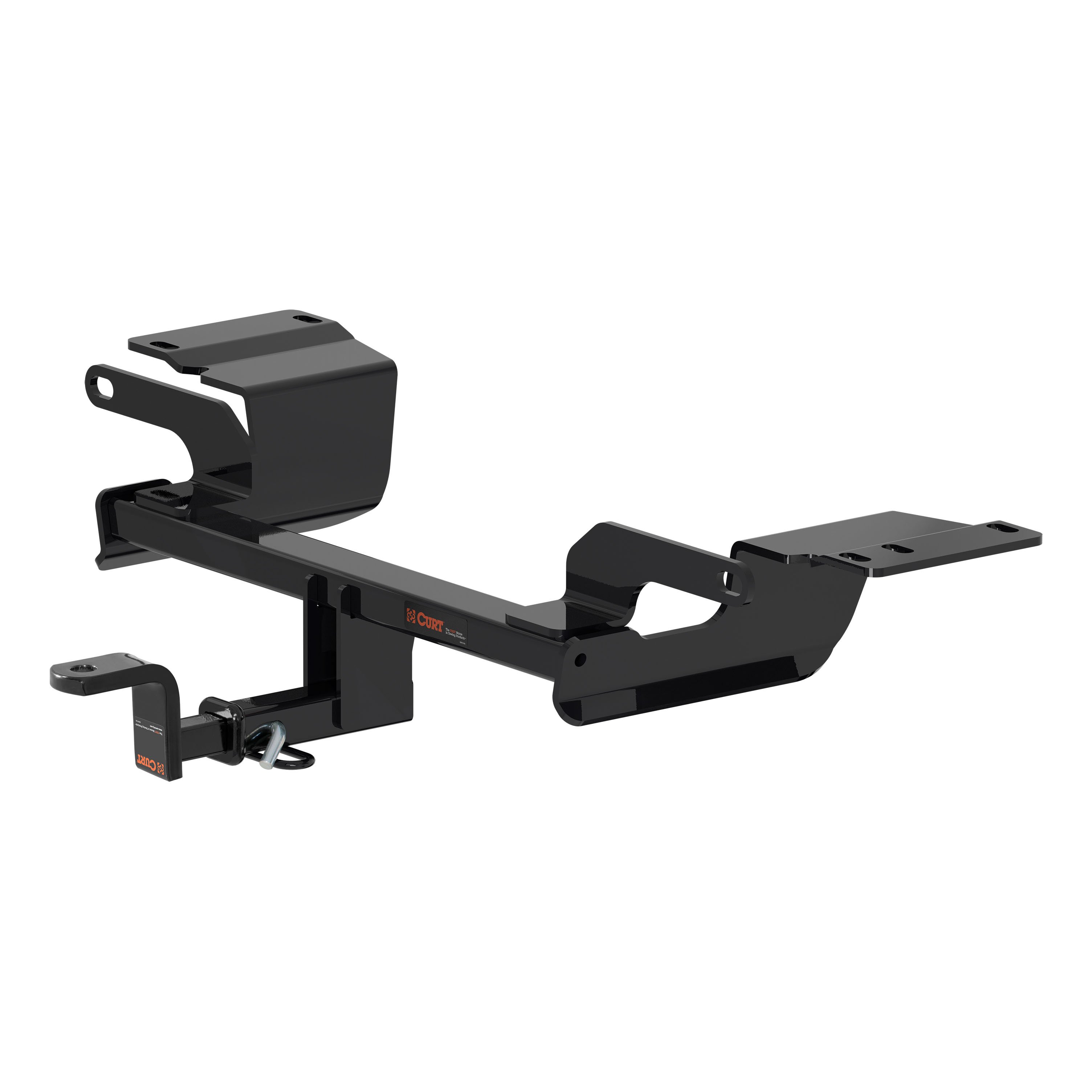 CURT 121733 Class 2 Trailer Hitch with Ball Mount, 1-1/4-In Receiver, Fits Select Buick Regal TourX thumbnail 0