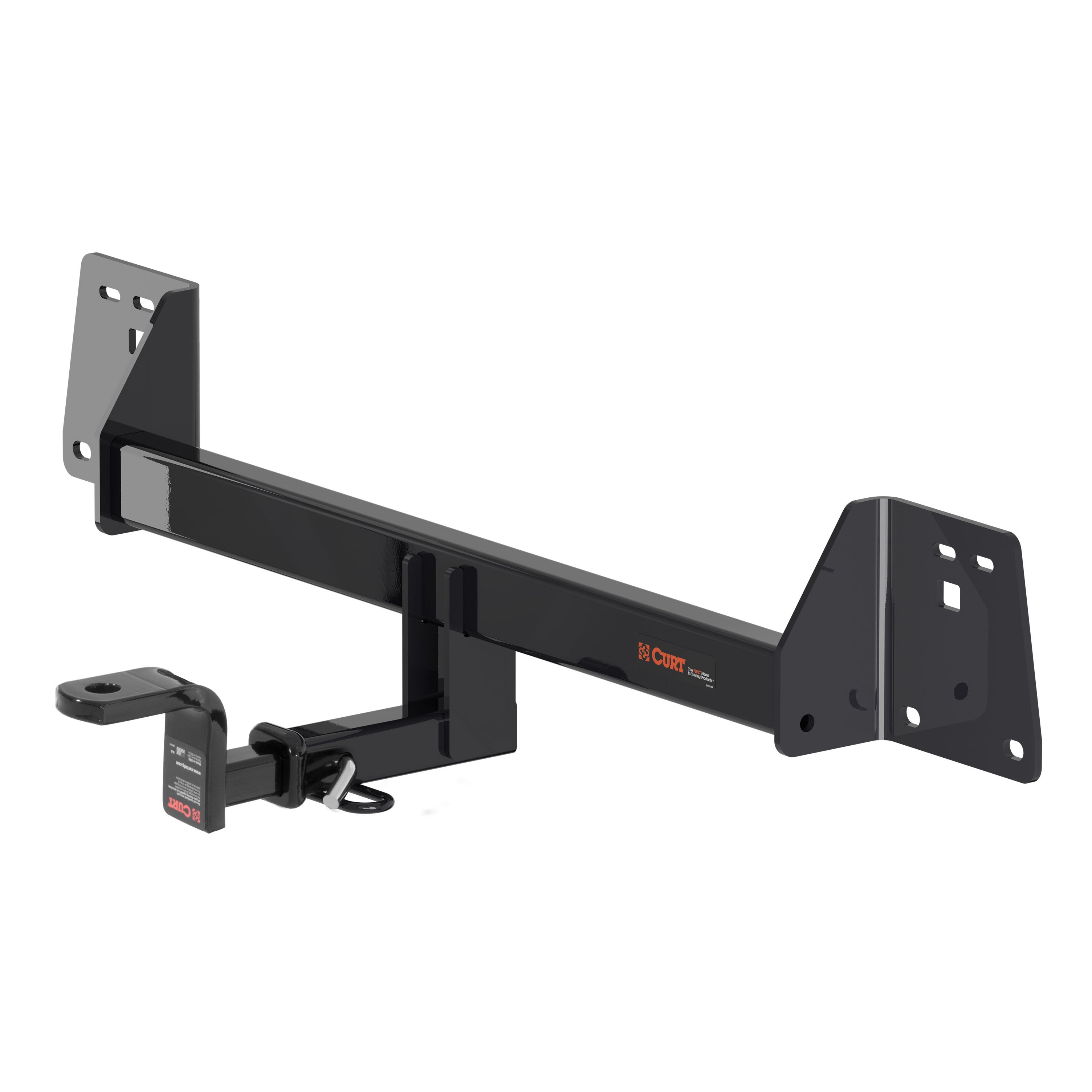 CURT 114733 Class 1 Trailer Hitch with Ball Mount, 1-1/4-In Receiver, Fits Select Toyota Prius, Prime thumbnail 0