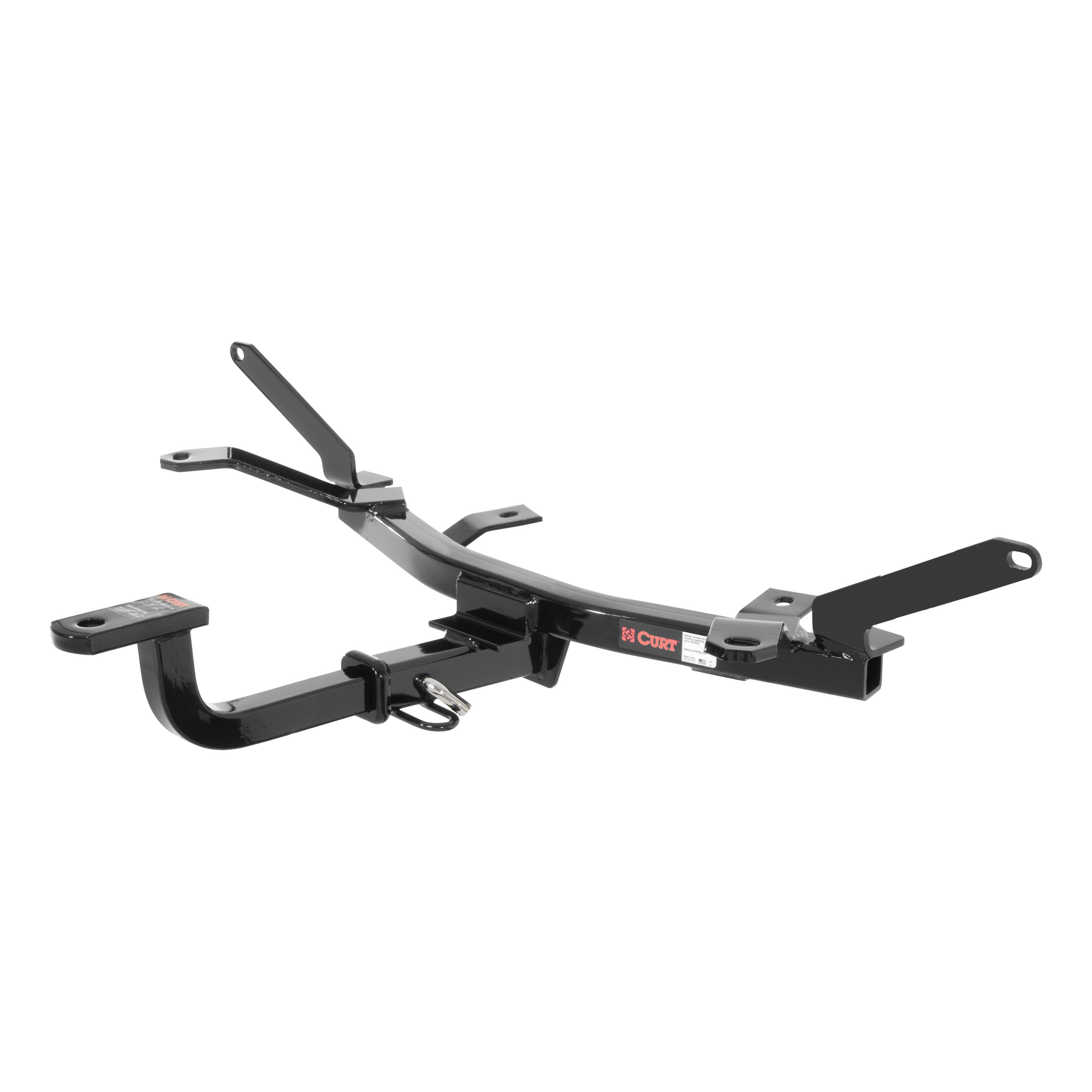 CURT 113293 Class 1 Trailer Hitch with Ball Mount, 1-1/4-In Receiver, Fits Select Ford Fusion, Lincoln MKZ, Zephyr, Mazda 6, Mercury Milan thumbnail 0