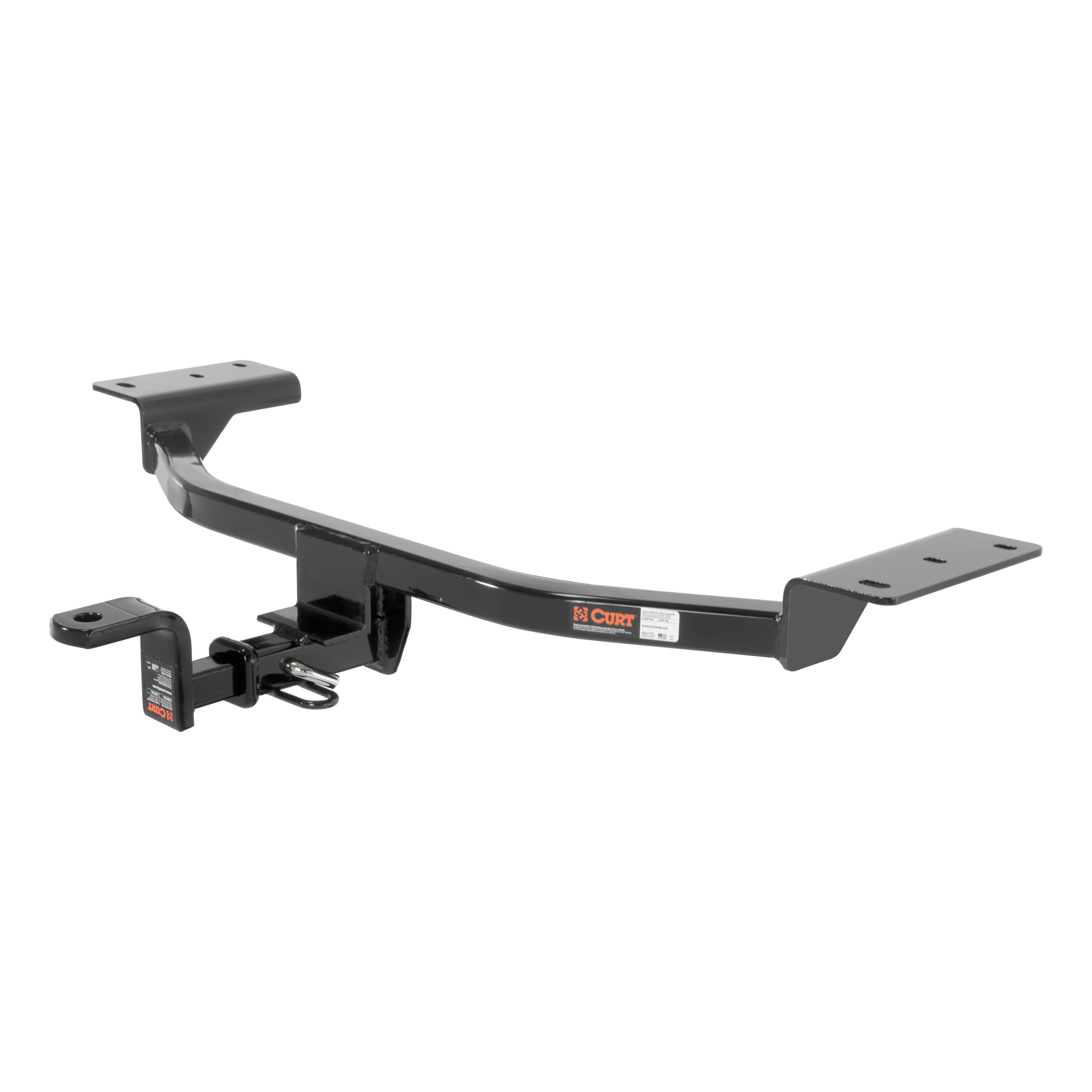 CURT 111583 Class 1 Trailer Hitch with Ball Mount, 1-1/4-In Receiver, Fits Select Ford Focus thumbnail 0