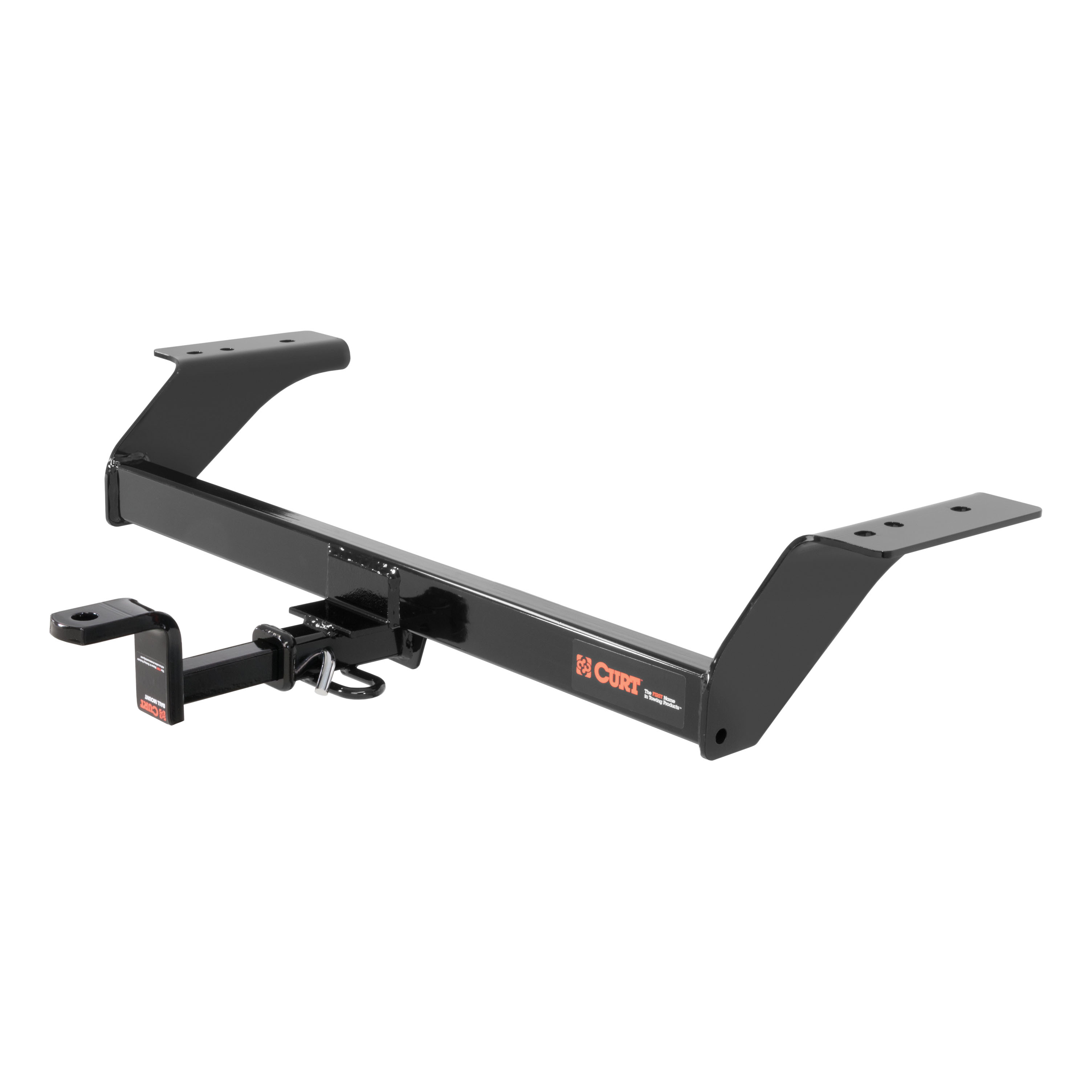 CURT 120913 Class 2 Trailer Hitch with Ball Mount, 1-1/4-In Receiver, Fits Select Ford Fusion, Lincoln MKZ thumbnail 0
