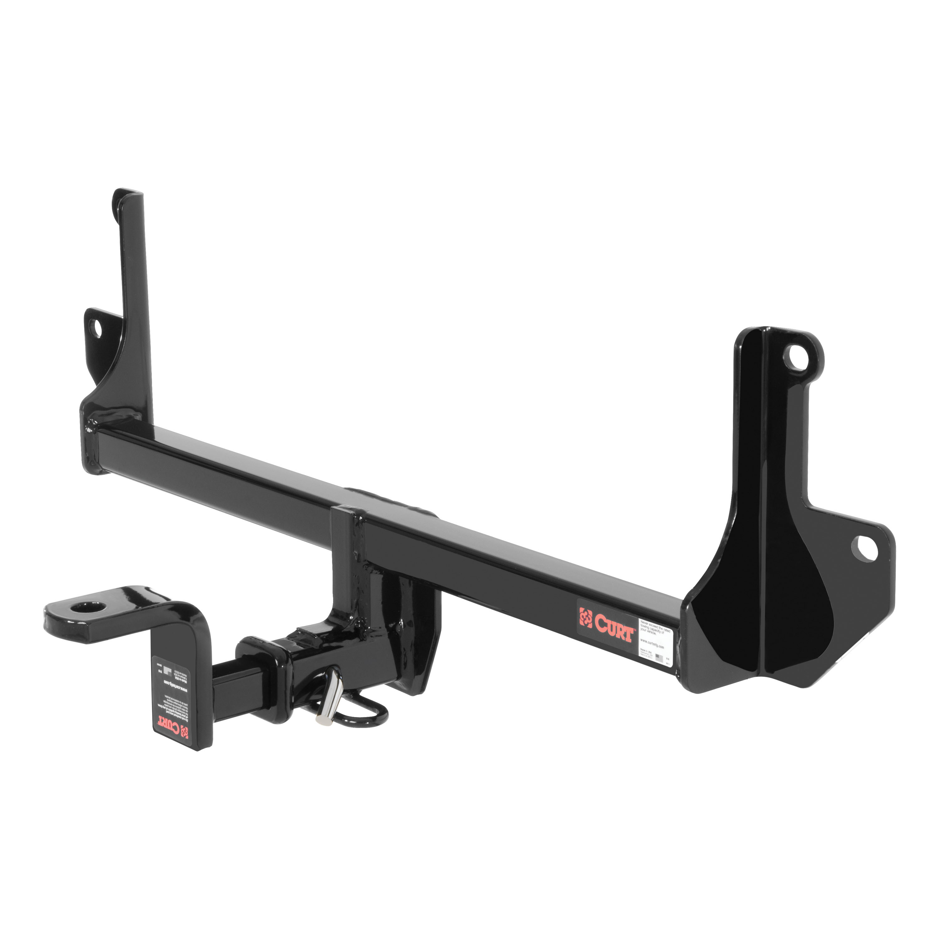 CURT 111843 Class 1 Trailer Hitch with Ball Mount, 1-1/4-In Receiver, Fits Select BMW 1 Series M, 128i, 135i thumbnail 0