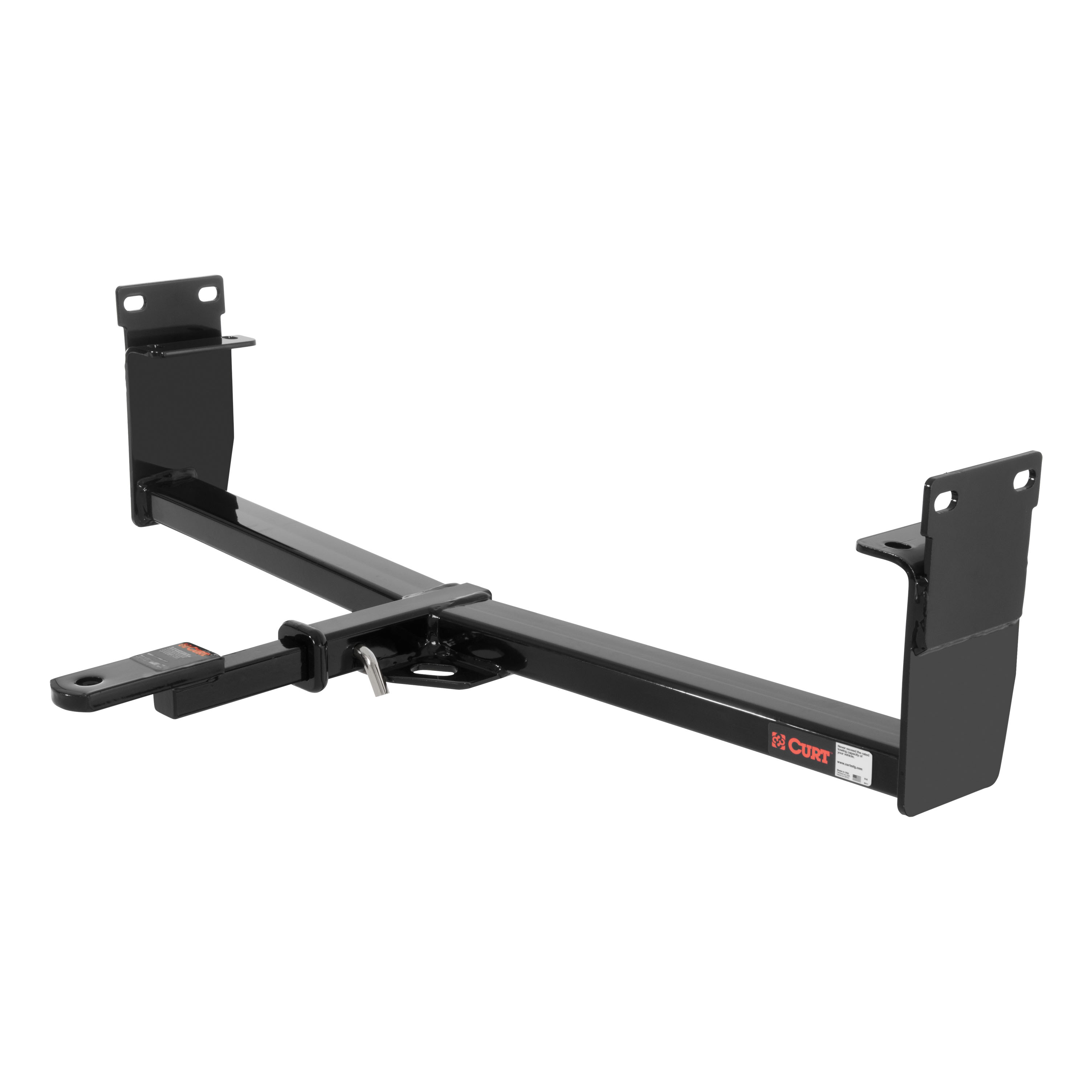 CURT 122933 Class 2 Trailer Hitch with Ball Mount, 1-1/4-In Receiver, Fits Select Mitsubishi Outlander thumbnail 0