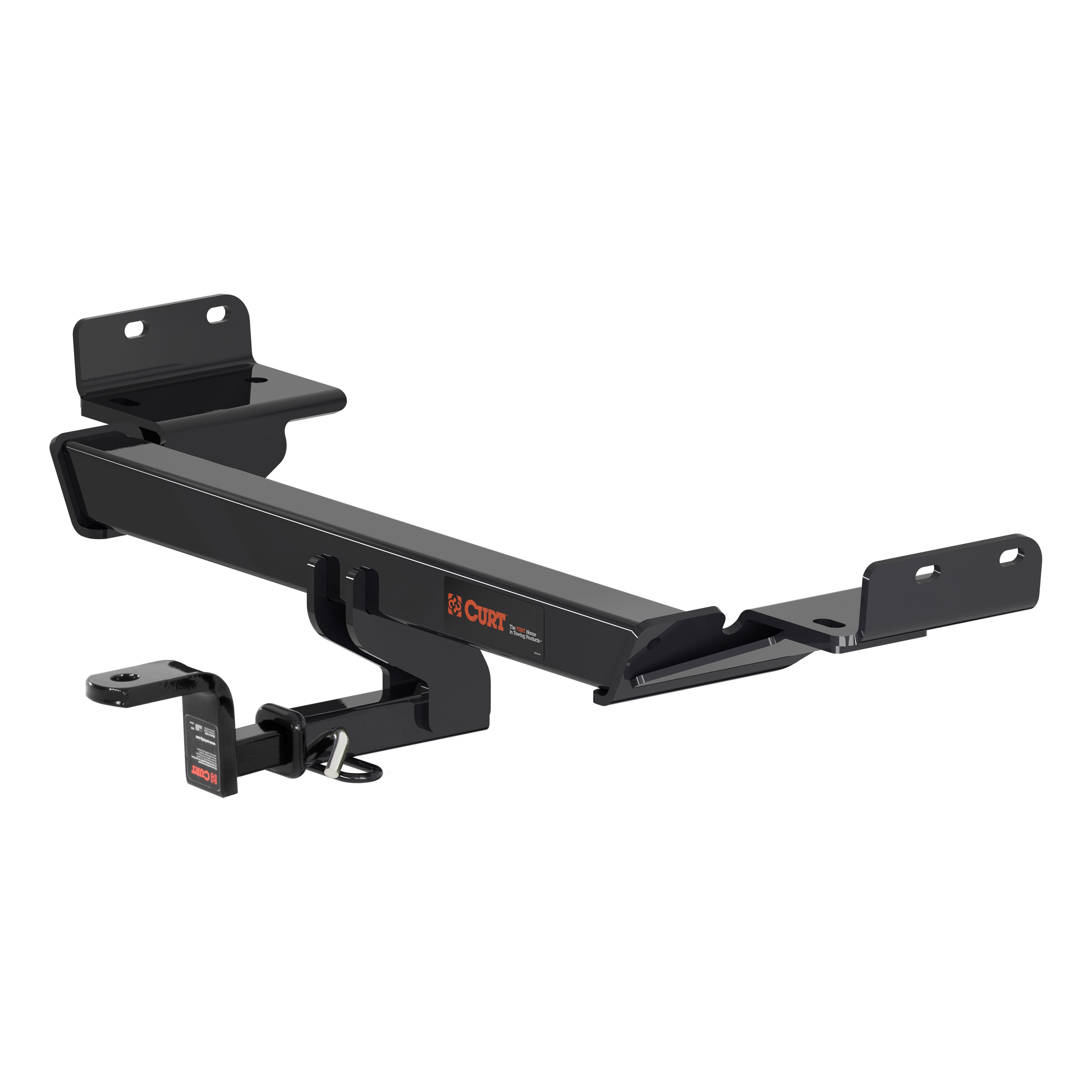 CURT 121743 Class 2 Trailer Hitch with Ball Mount, 1-1/4-In Receiver, Fits Select Jeep Compass thumbnail 0