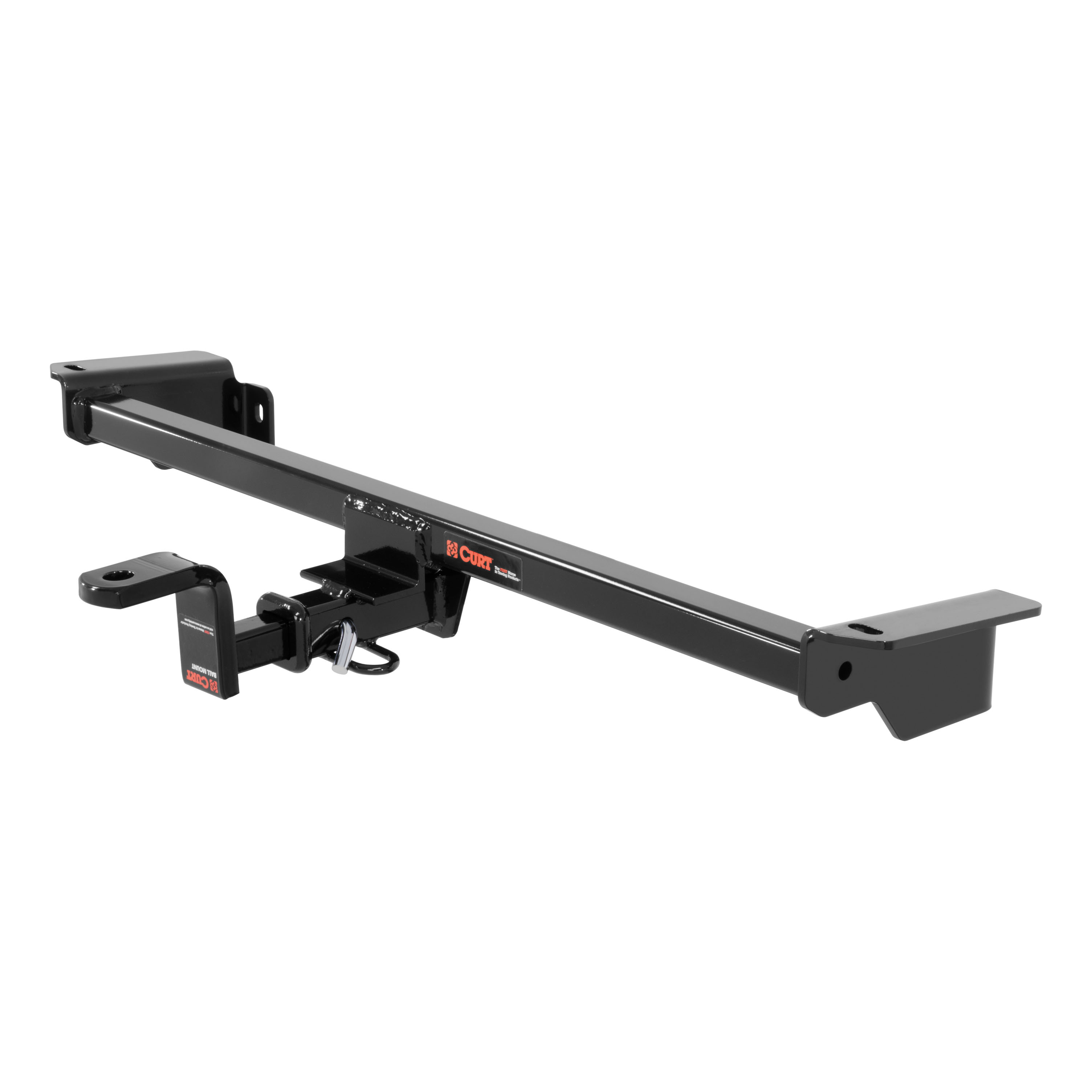 CURT 113693 Class 1 Trailer Hitch with Ball Mount, 1-1/4-In Receiver, Fits Select Ford Fiesta thumbnail 0