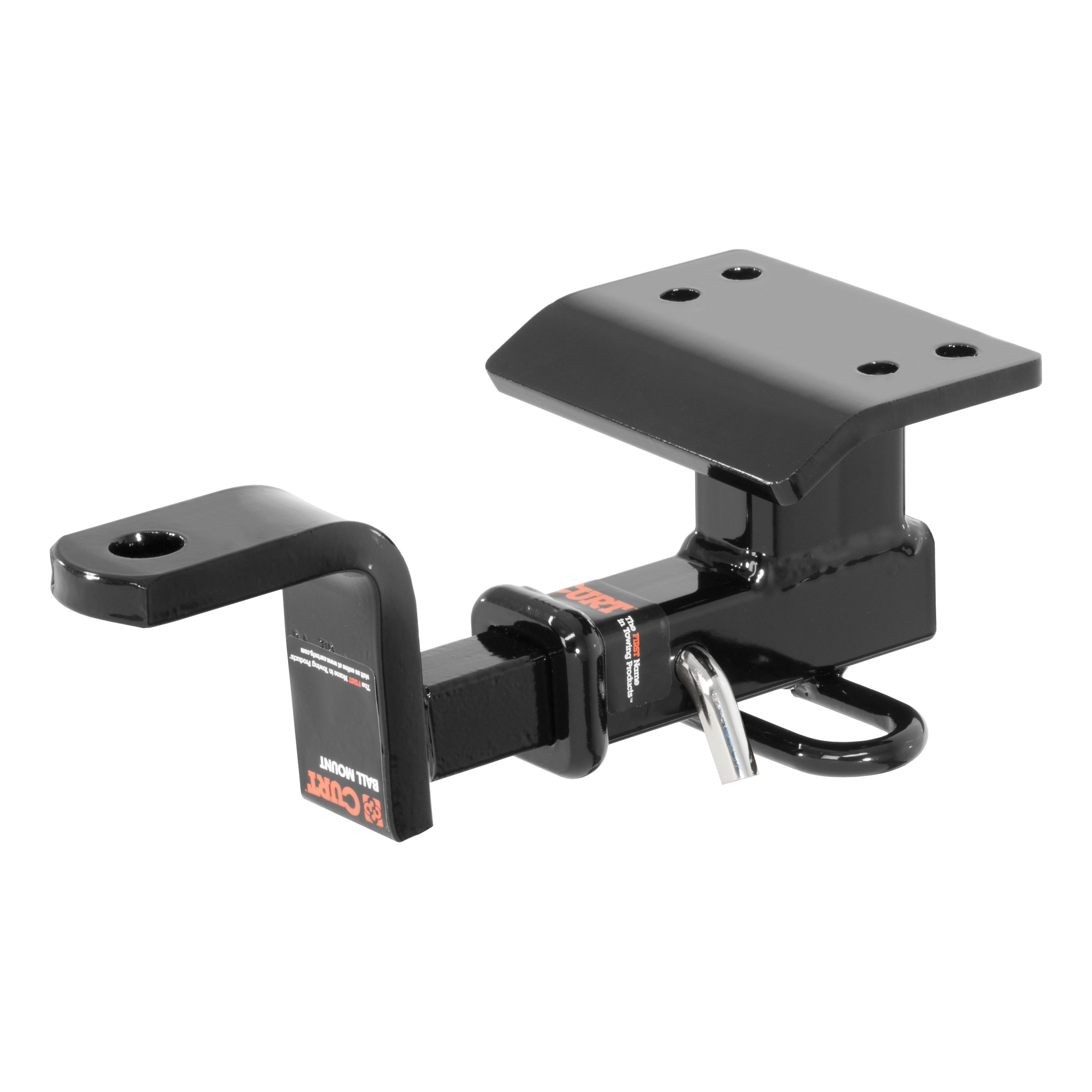 CURT 120973 Class 2 Trailer Hitch with Ball Mount, 1-1/4-In Receiver, Fits Select Volkswagen Tiguan thumbnail 0