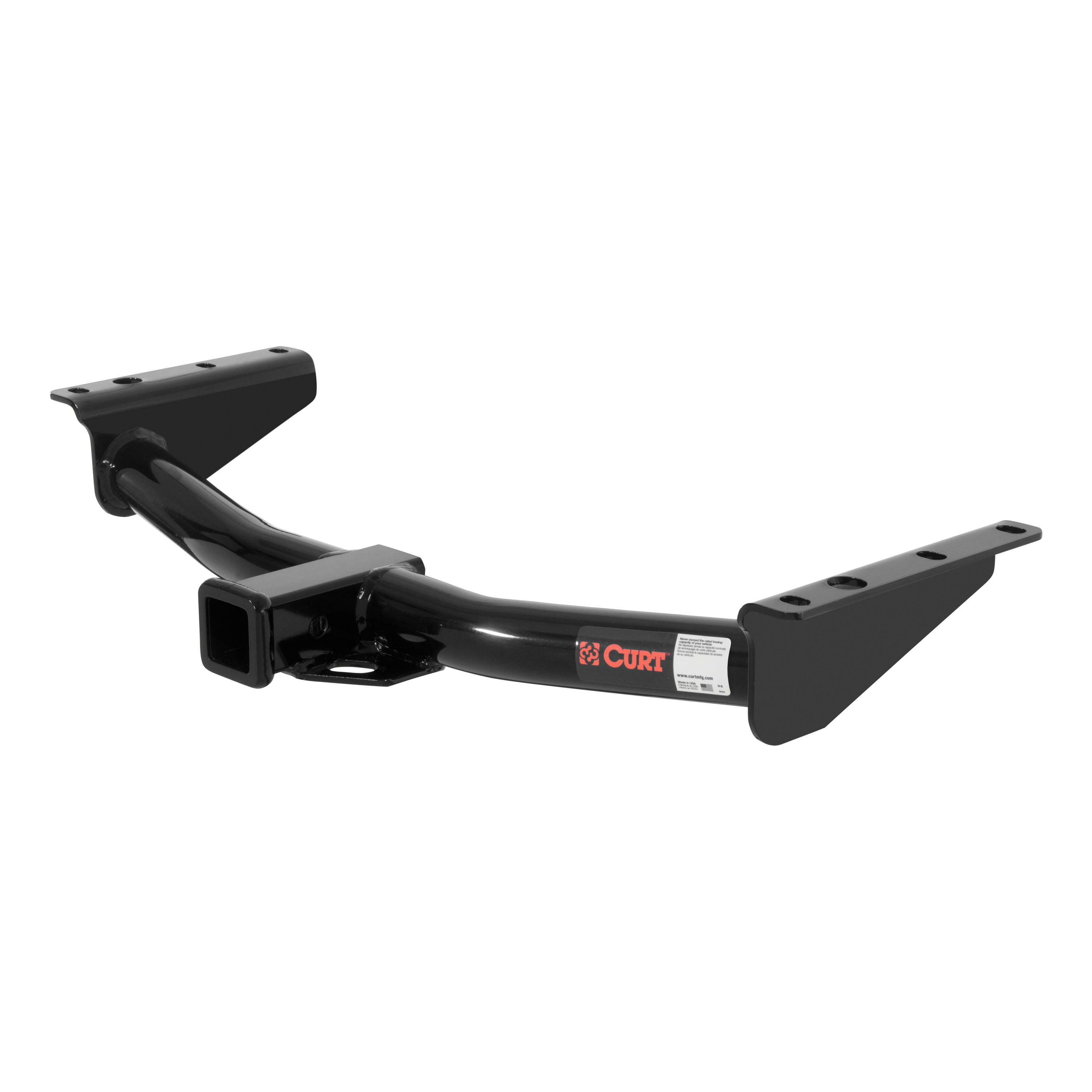 CURT 13121 Class 3 Trailer Hitch, 2-Inch Receiver, Round Tube Frame, Fits Select Cadillac, Chevrolet, GMC SUVs thumbnail 0
