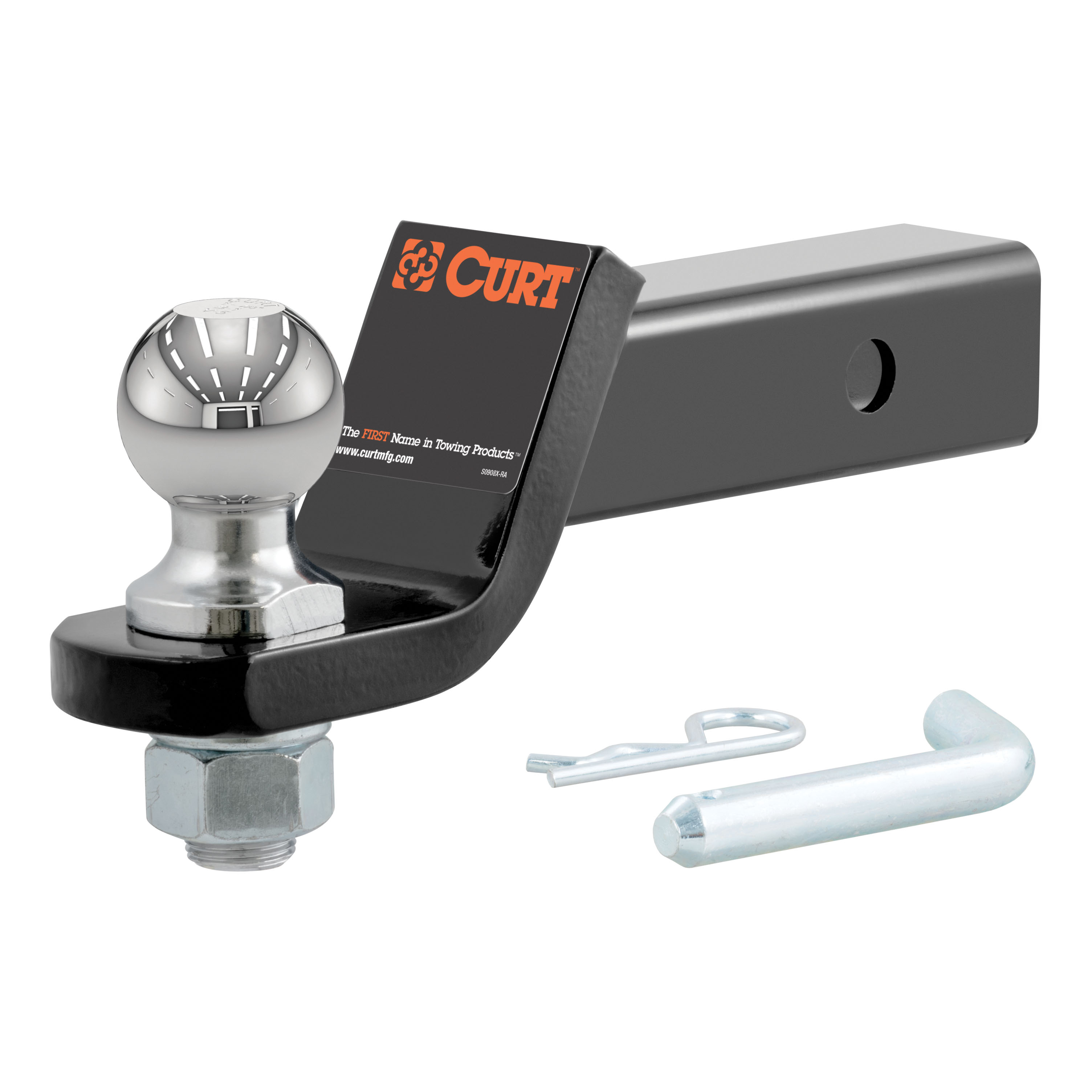 CURT Loaded Ball Mount with 2" Ball, Imported (2" Shank, 7,500 lbss., 2" Drop) 45836 thumbnail 0