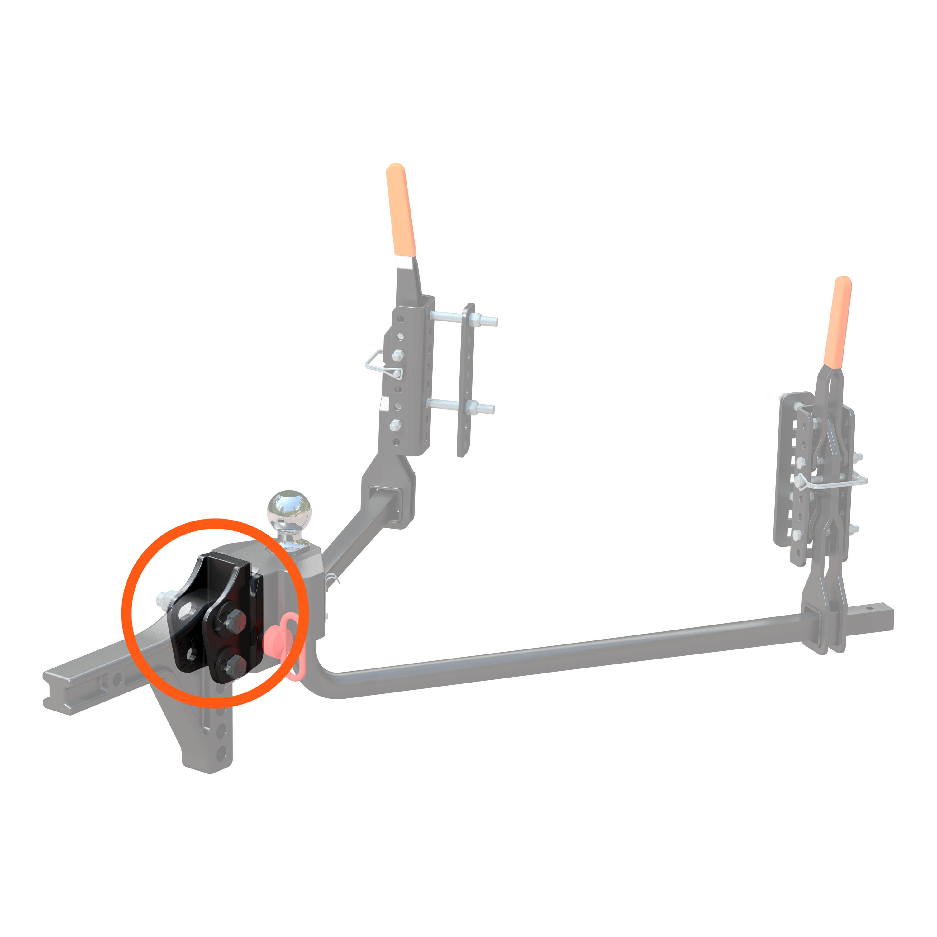 CURT Replacement TruTrack Trailer-Mounted Weight Distribution Horn 19299 thumbnail 1