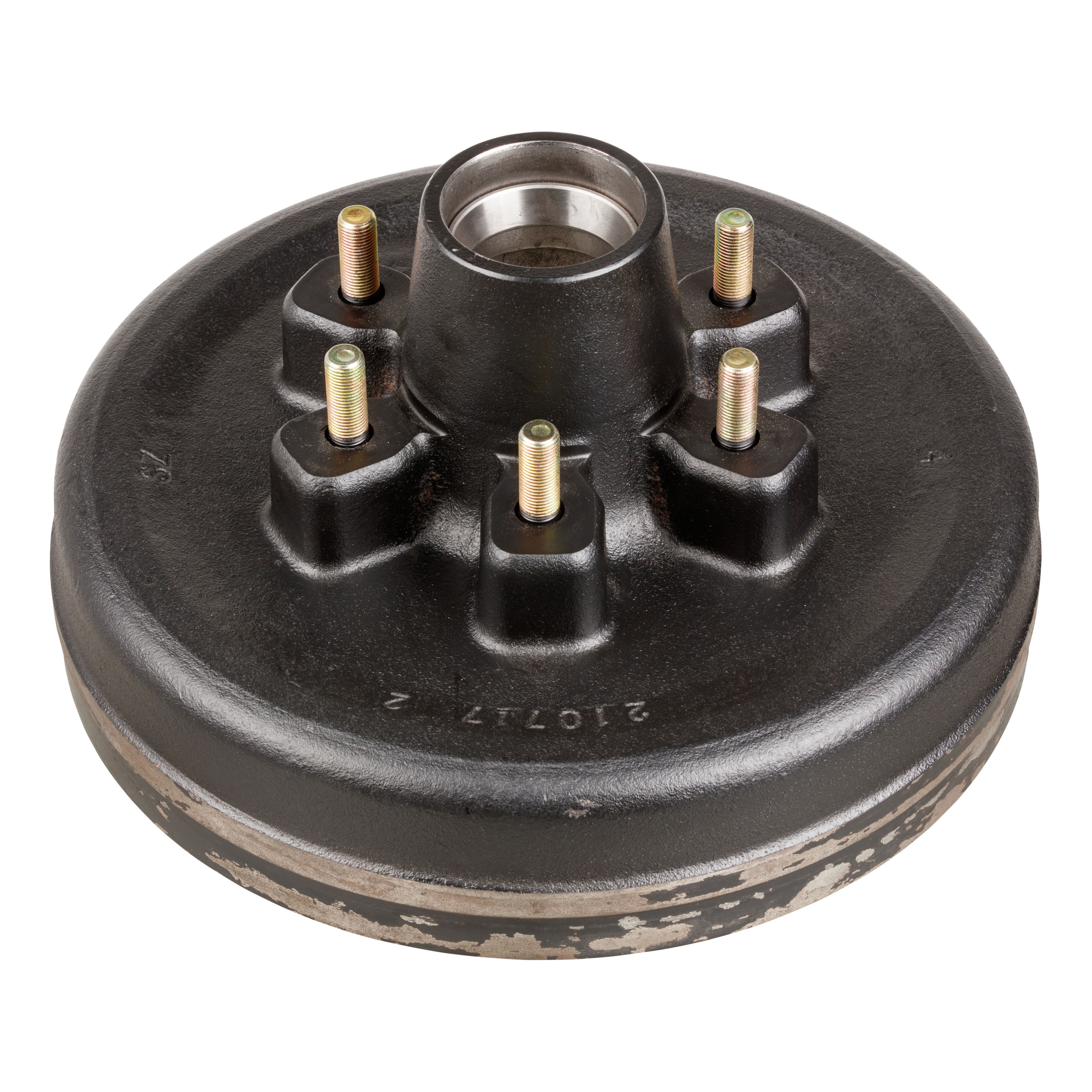 Lippert 12" Brake Drum Hub for 6,000-lb. Axle - 6 on 5.5", 1/2" Stud 122094 thumbnail 0