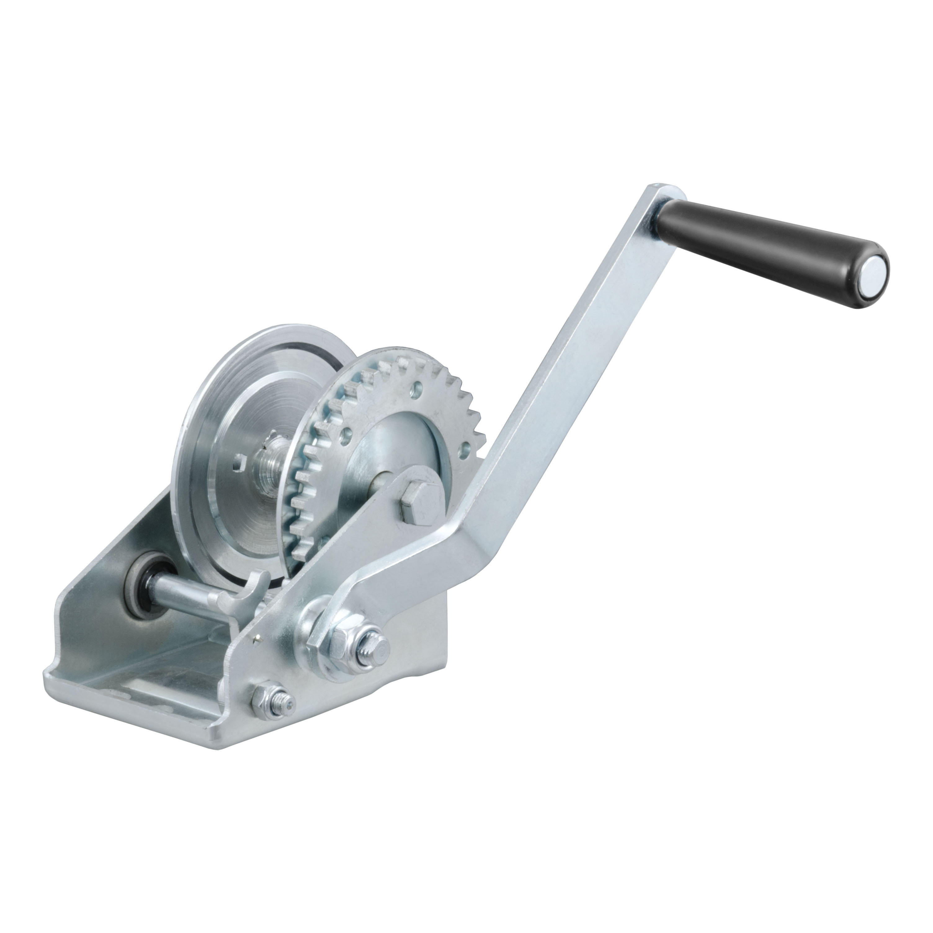 CURT 29423 Manual Hand Crank Boat Trailer Winch, 900 lbs Capacity, 6-1/2-Inch Handle, 3.25:1 Gear Ratio thumbnail 0