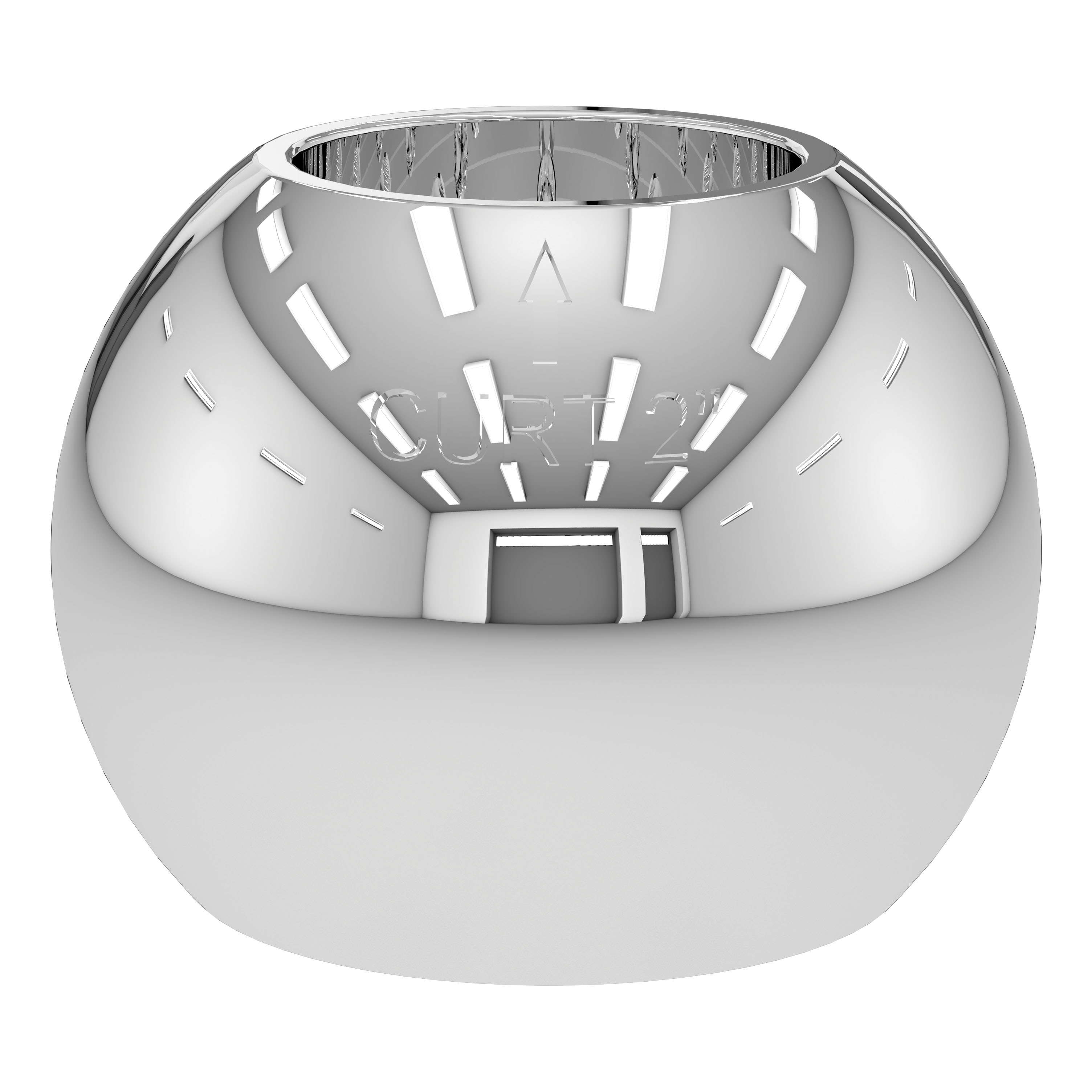 CURT 41200 Replacement Switch Ball 2-Inch Chrome Steel Trailer Hitch Ball, 6,000 lbs. GTW, 1-Inch Neck Hole thumbnail 0