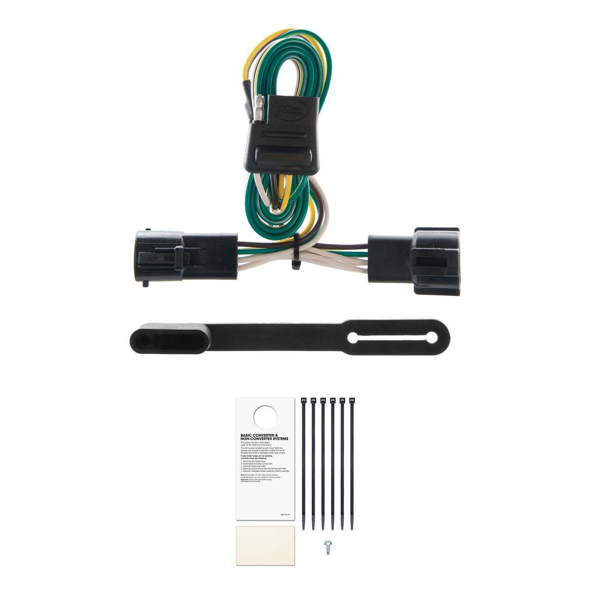 CURT 55314 Vehicle-Side Custom 4-Pin Trailer Wiring Harness, Fits Select Ford Ranger thumbnail 0