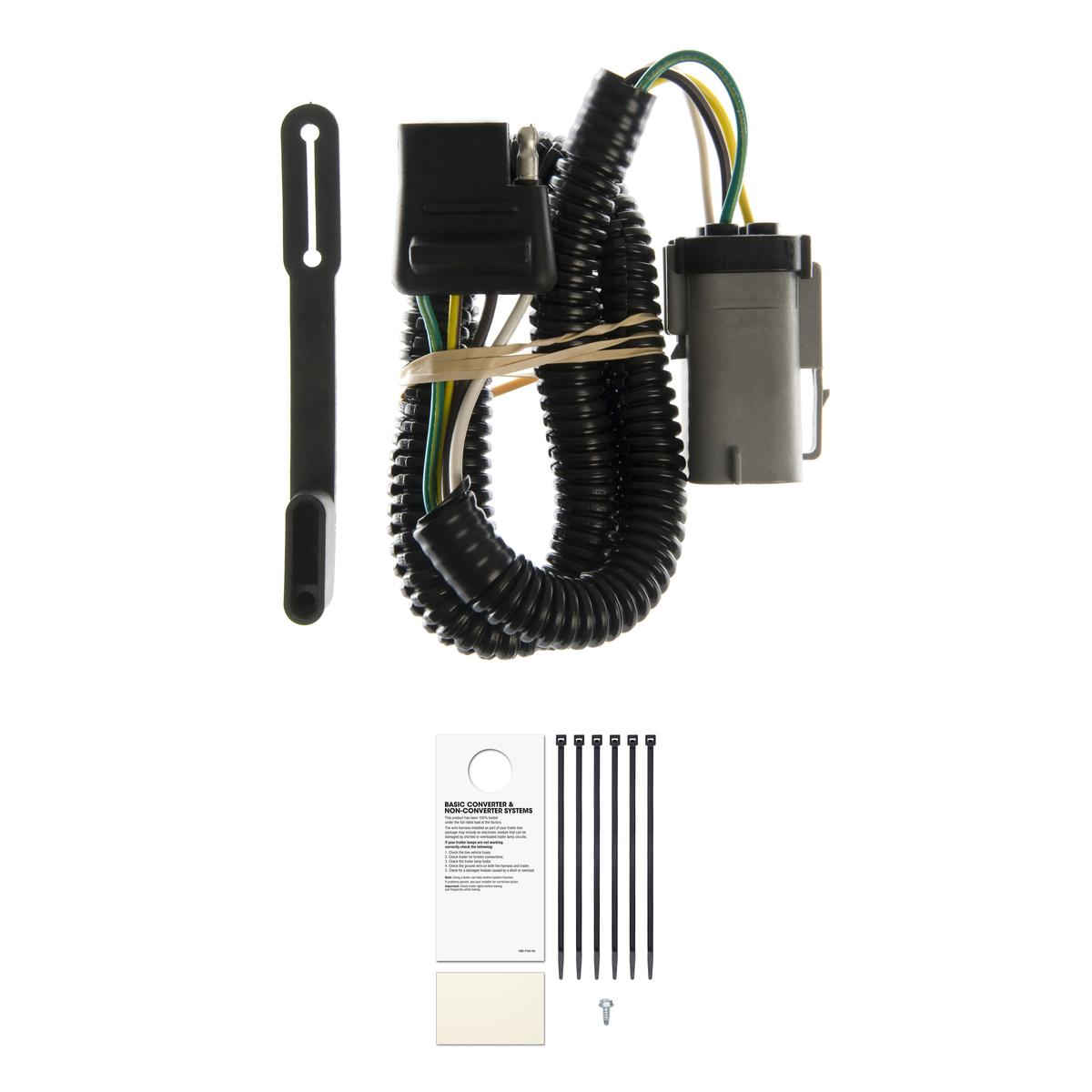 CURT 55265 Vehicle-Side Custom 4-Pin Trailer Wiring Harness, Fits Select Ford F-250, F-350 Super Duty thumbnail 0