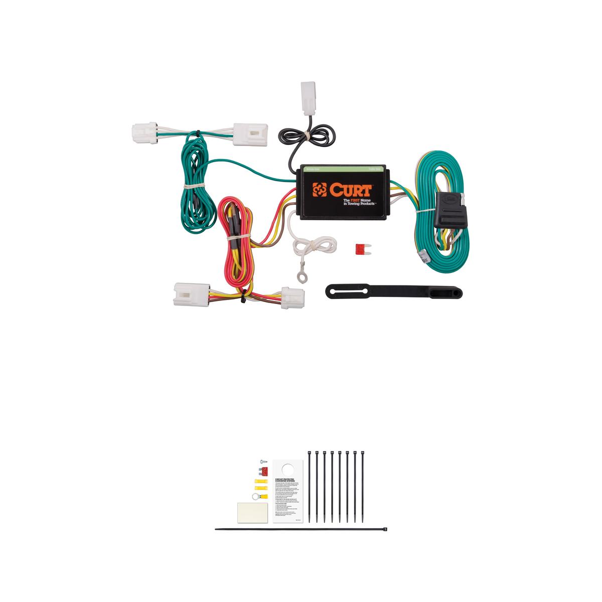 CURT 55571 Vehicle-Side Custom 4-Pin Trailer Wiring Harness, Fits Select Nissan Murano thumbnail 0