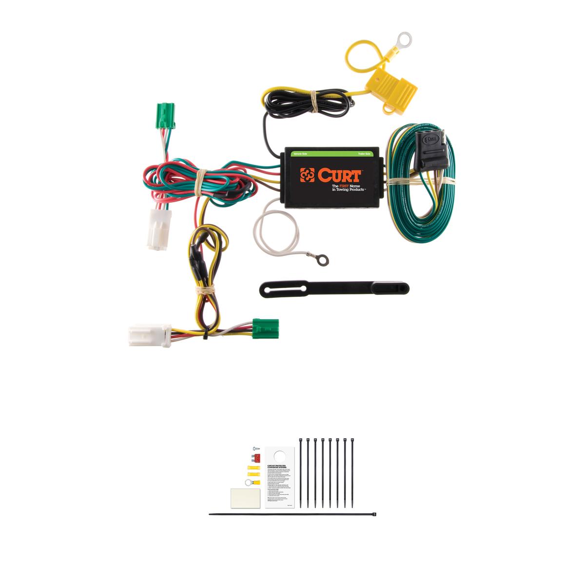 CURT 56135 Vehicle-Side Custom 4-Pin Trailer Wiring Harness, Fits Select Dodge Charger thumbnail 0