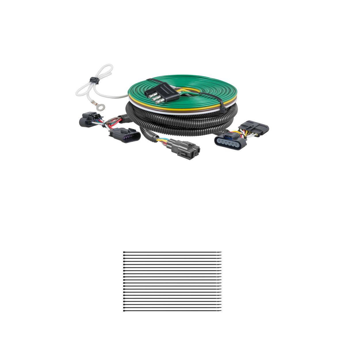 CURT 58926 Custom Towed-Vehicle RV Wiring Harness for Dinghy Towing, Fits Select Chevy Colorado, GMC Canyon, Isuzu I-280, I-290, I-350, I-370 thumbnail 0