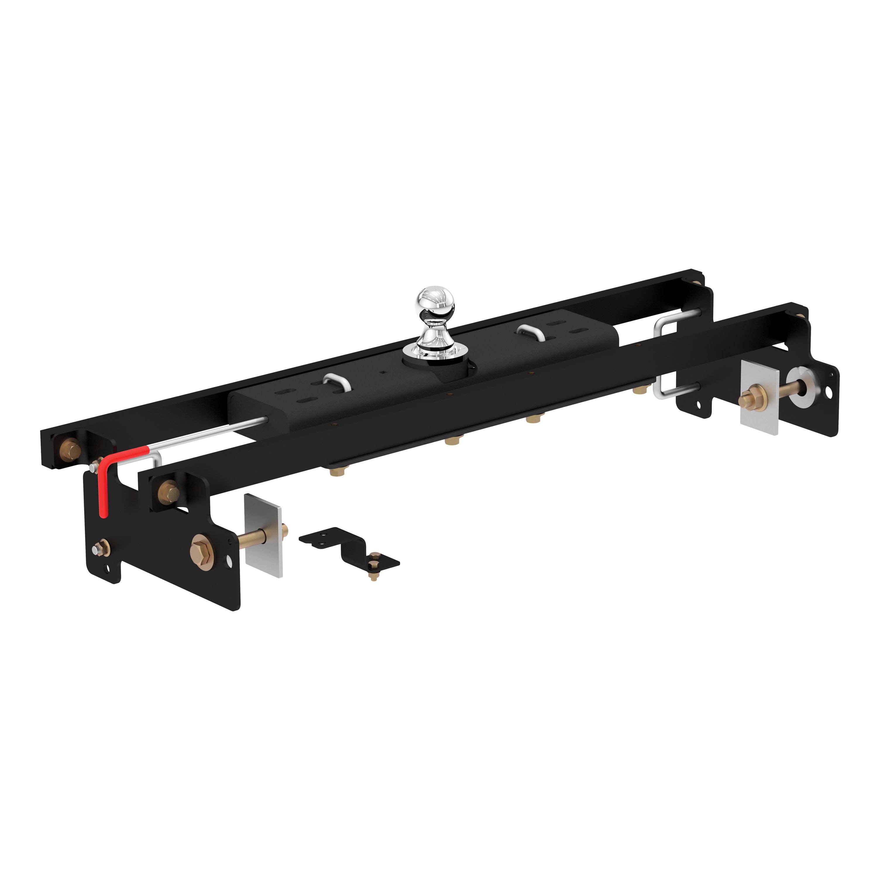 CURT 60711 Double Lock Gooseneck Hitch, 2-5/16-Inch Flip-Over Ball 30K, Fits Select Chevrolet Silverado, GMC Sierra 1500, LD, Limited thumbnail 0