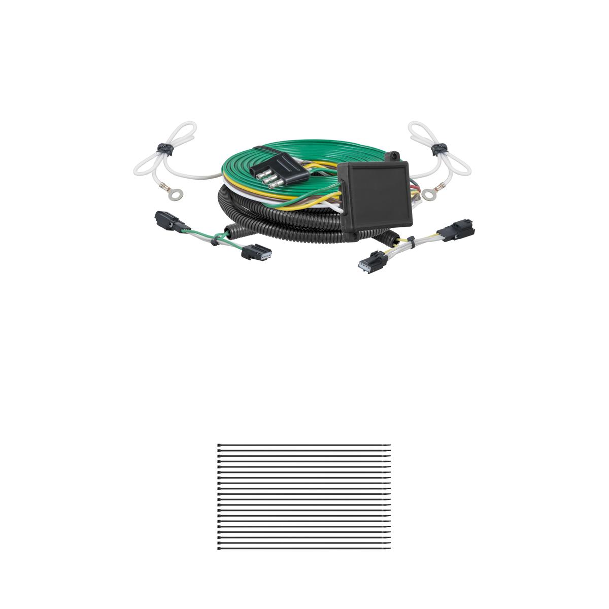 CURT 58934 Custom Towed-Vehicle RV Wiring Harness for Dinghy Towing, Fits Select Chevrolet Malibu thumbnail 0