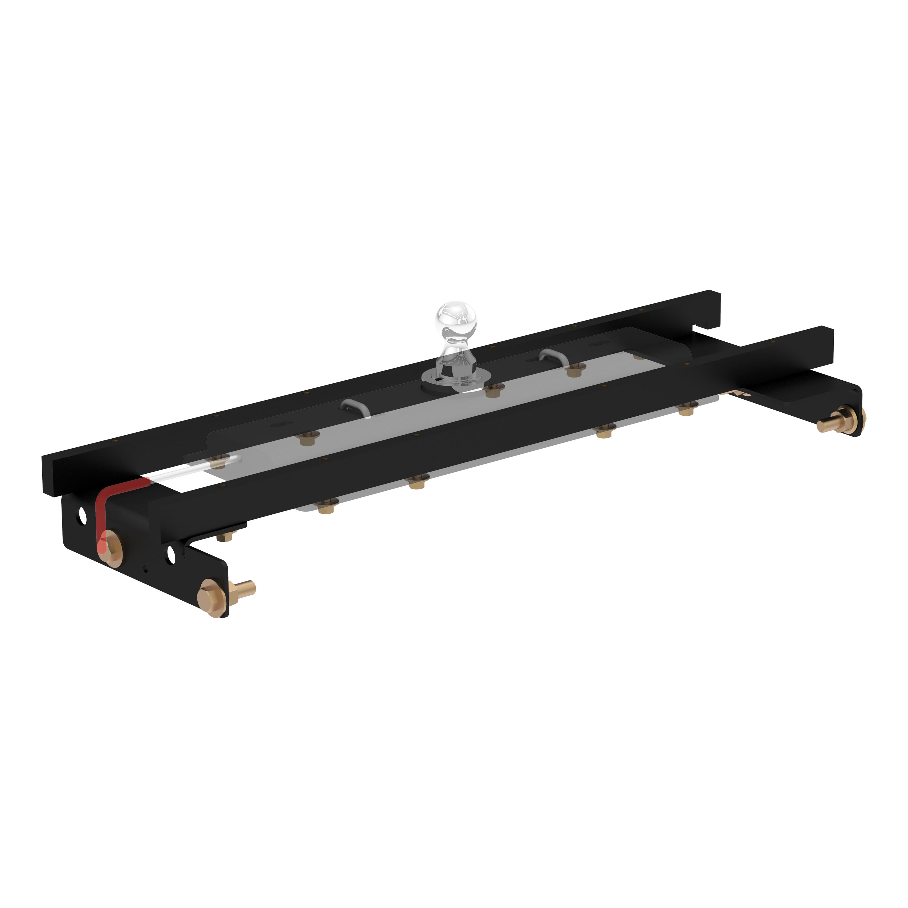 CURT 60665 Double Lock Gooseneck Installation Brackets, Fits Select Toyota Tundra thumbnail 1
