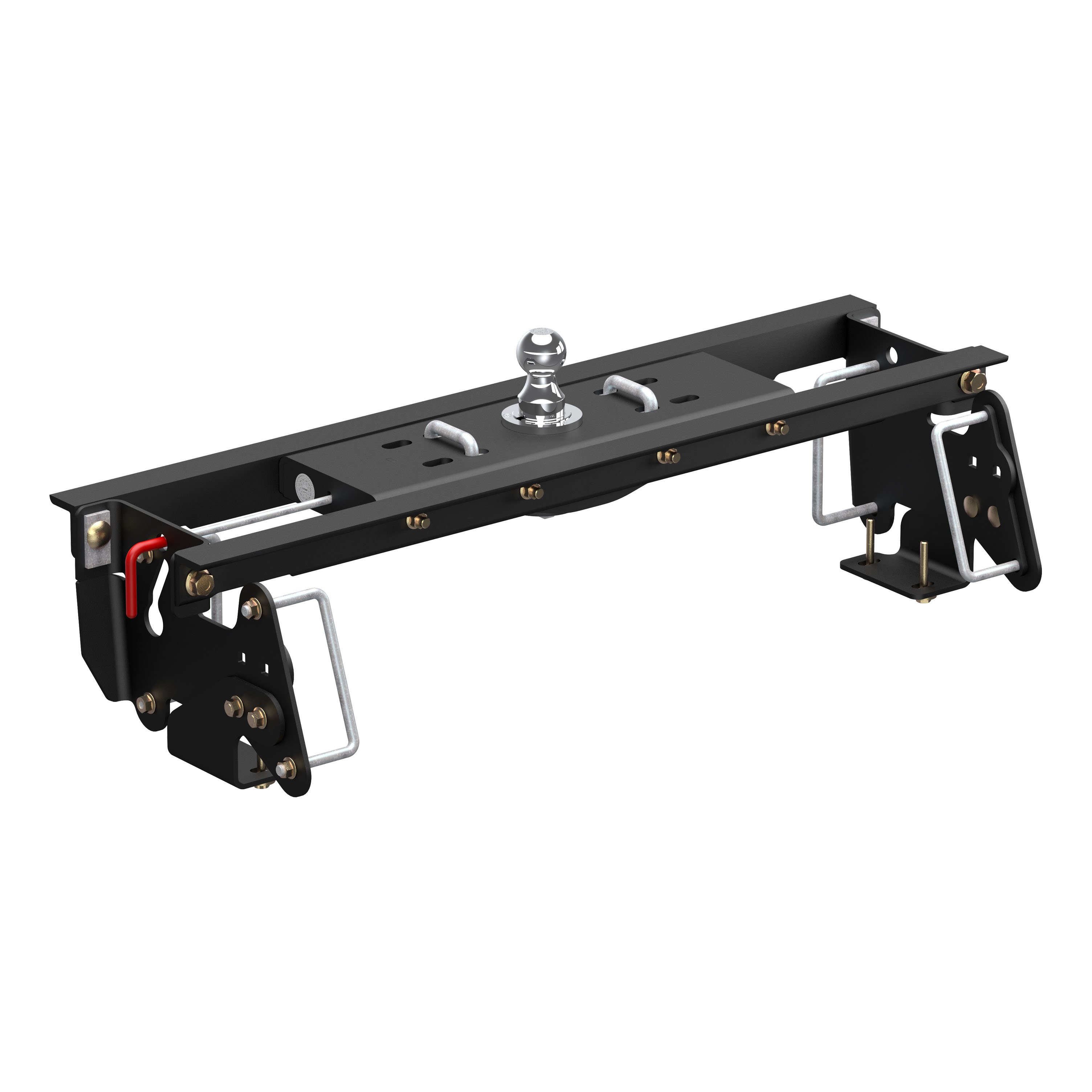 CURT 60682 Double Lock EZr Gooseneck Hitch, 2-5/16-In. Flip-Over Ball 30K, Fits Select Dodge, Ram 2500, 3500 thumbnail 0