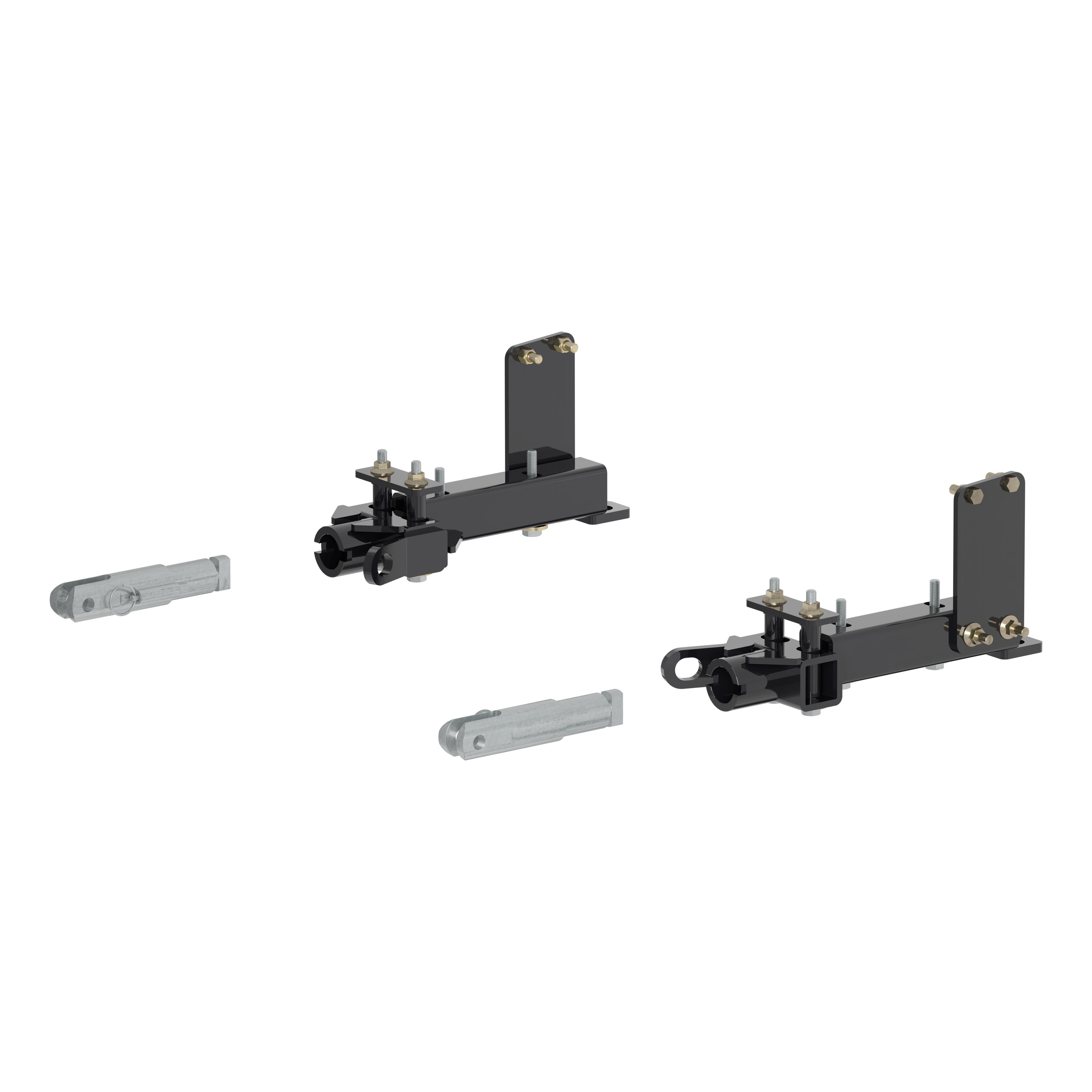 CURT 70101 Custom Tow Bar Base Plate Brackets for Dinghy Towing, Fits Select Dodge Durango, Jeep Grand Cherokee thumbnail 0