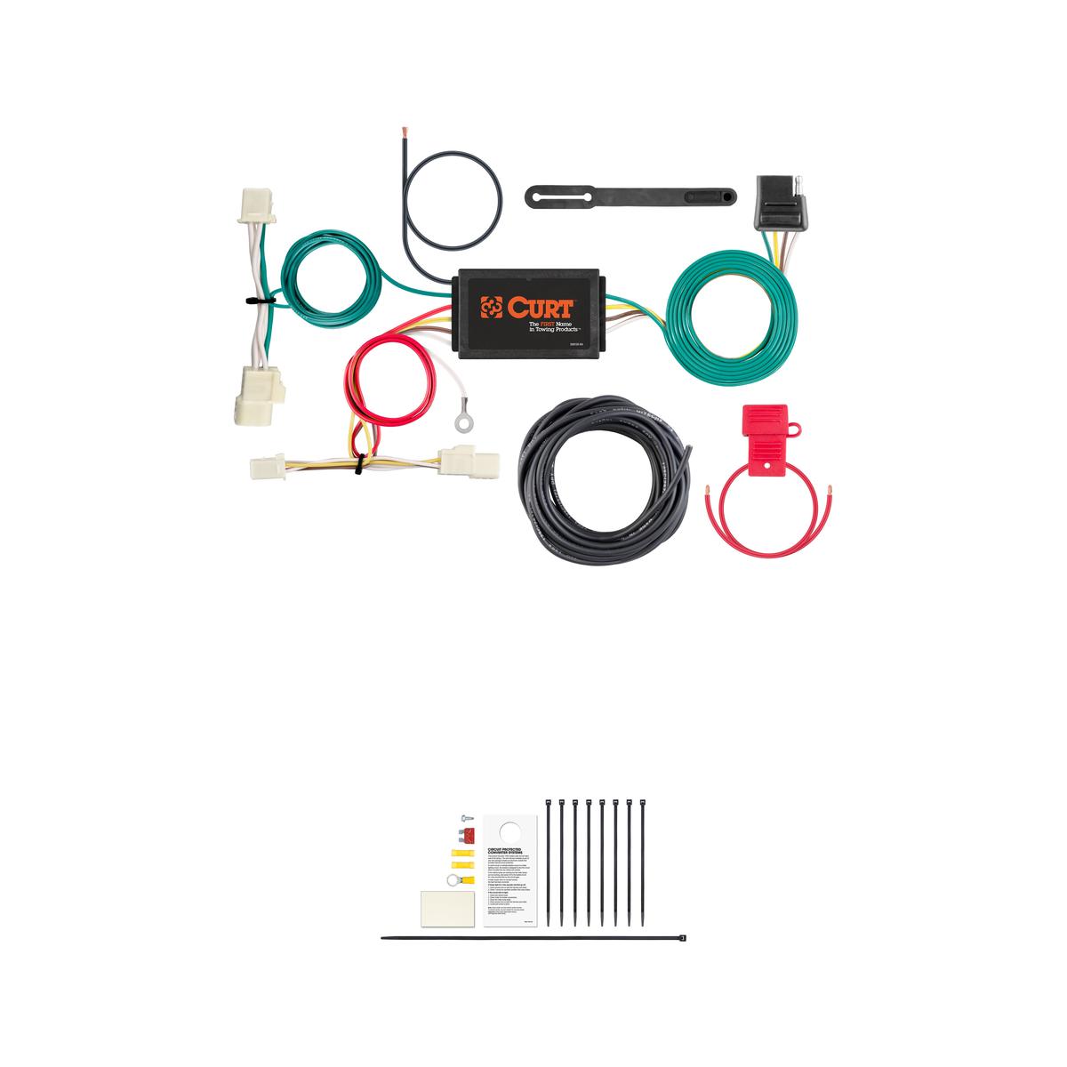 CURT 56316 Vehicle-Side Custom 4-Pin Trailer Wiring Harness, Fits Select Hyundai Elantra Sedan Limited thumbnail 0