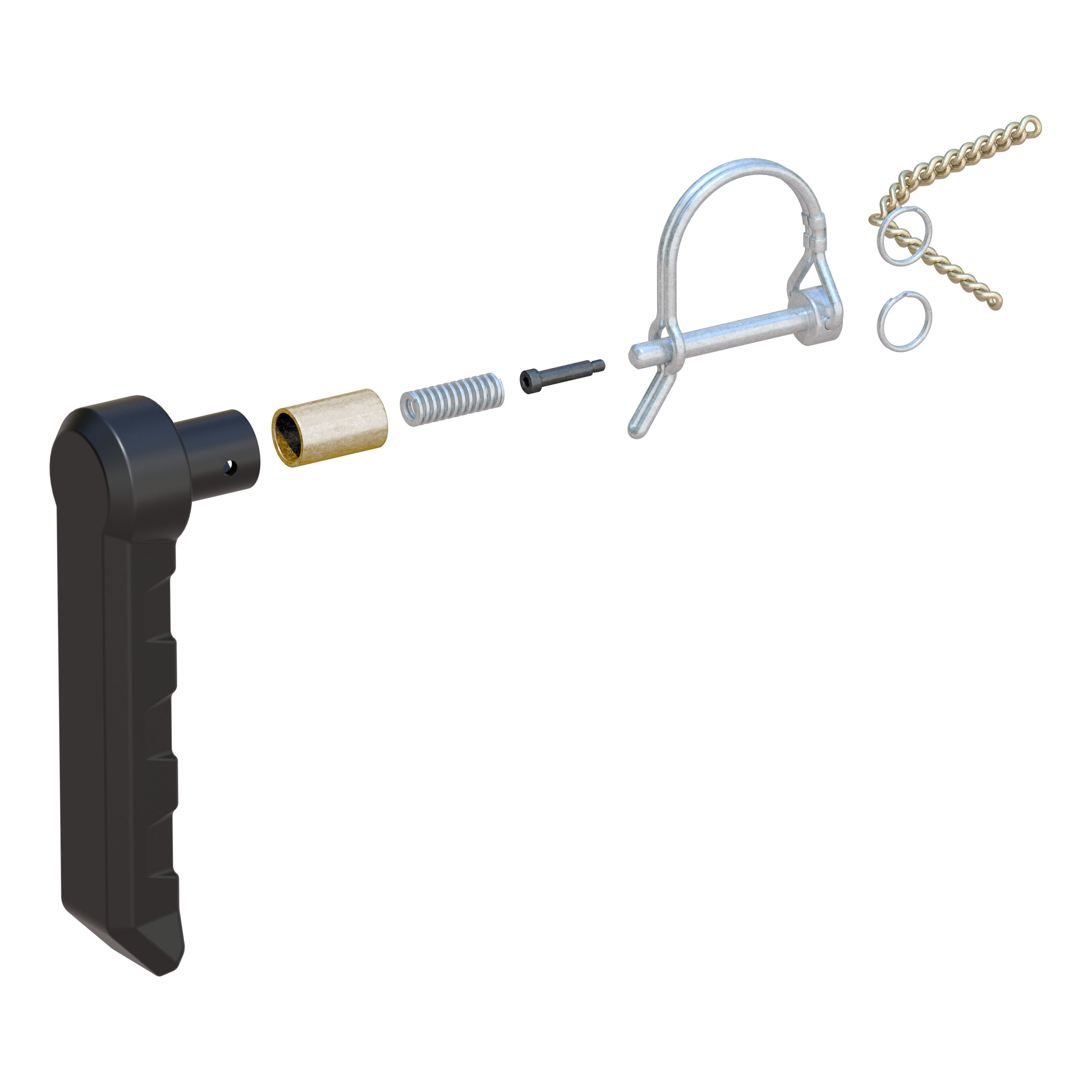 CURT 19279 Replacement CrossWing 5th Wheel Handle thumbnail 0