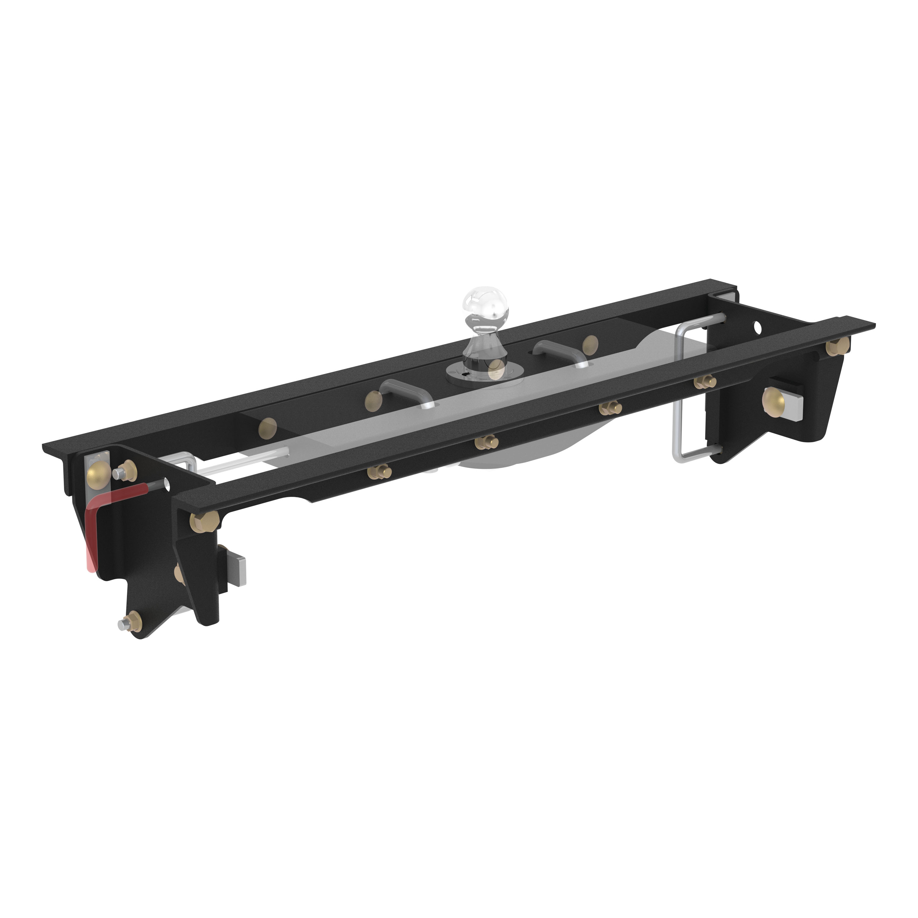 CURT 60647 Double Lock EZr Gooseneck Installation Brackets, Fits Select Ford F-250, F-350 Super Duty thumbnail 2