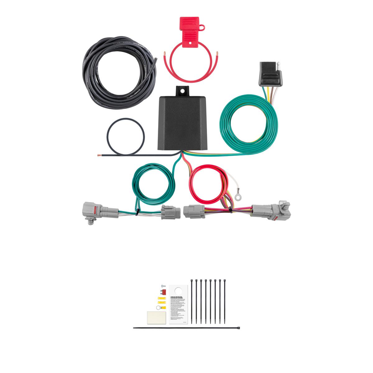 CURT 56444 Vehicle-Side Custom 4-Pin Trailer Wiring Harness, Fits Select Subaru Legacy thumbnail 0