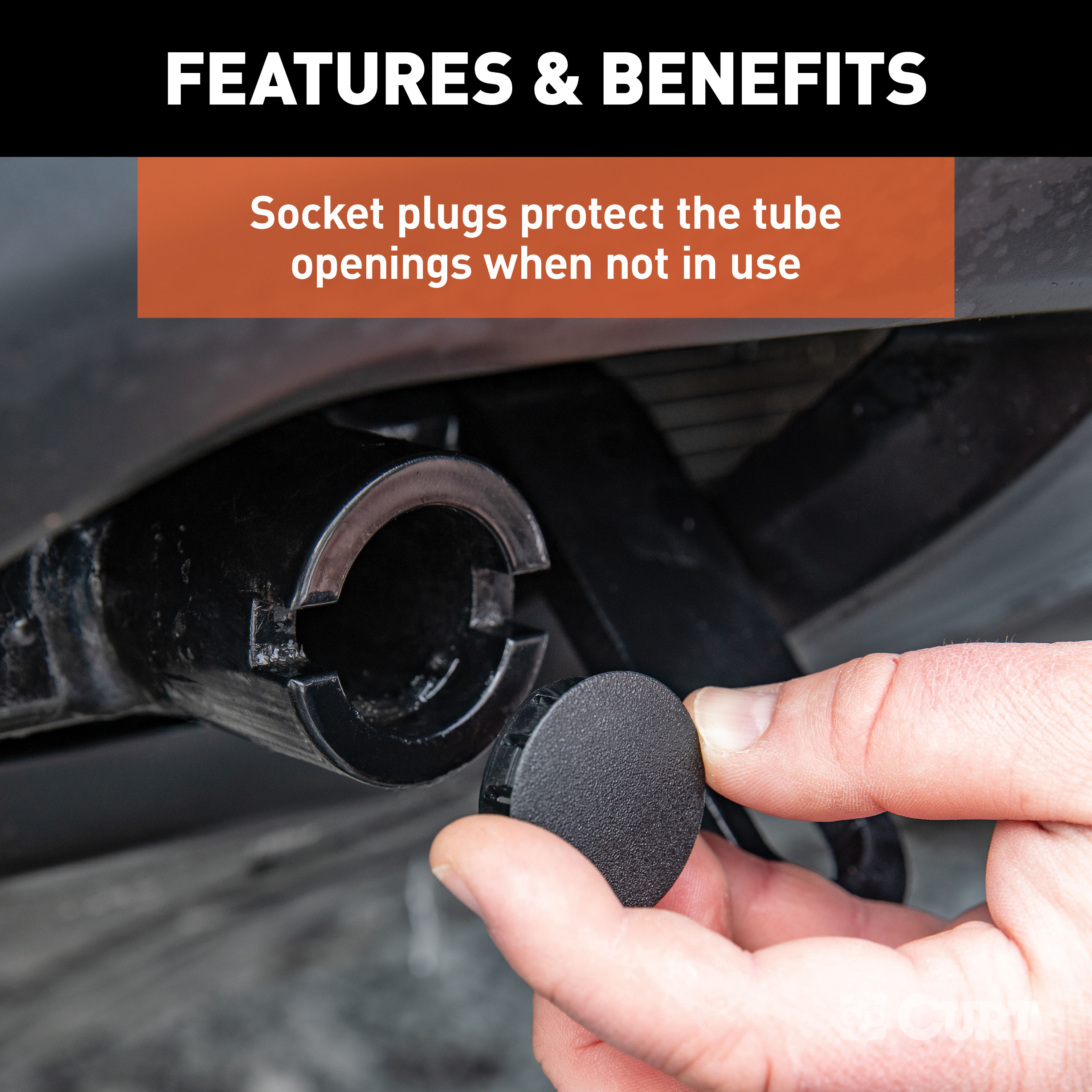 CURT 70135 Custom Tow Bar Base Plate Brackets for Dinghy Towing, Fits Select Ford Flex thumbnail 5