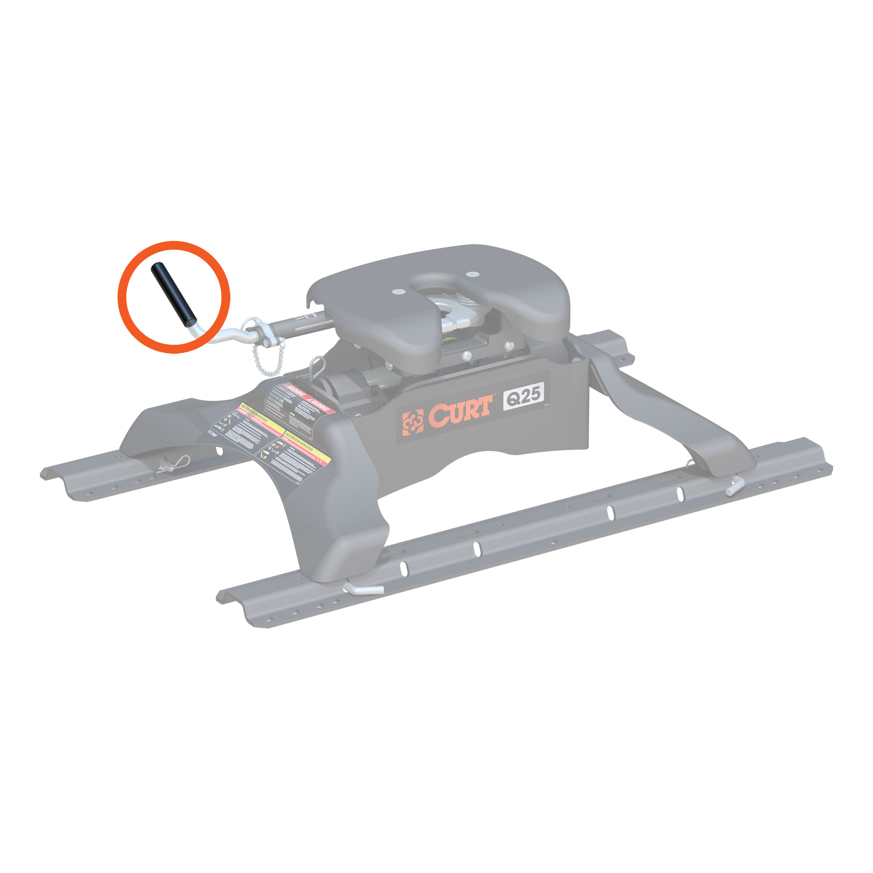 CURT 19215 Replacement Q-Series 5th Wheel Handle Grip thumbnail 1