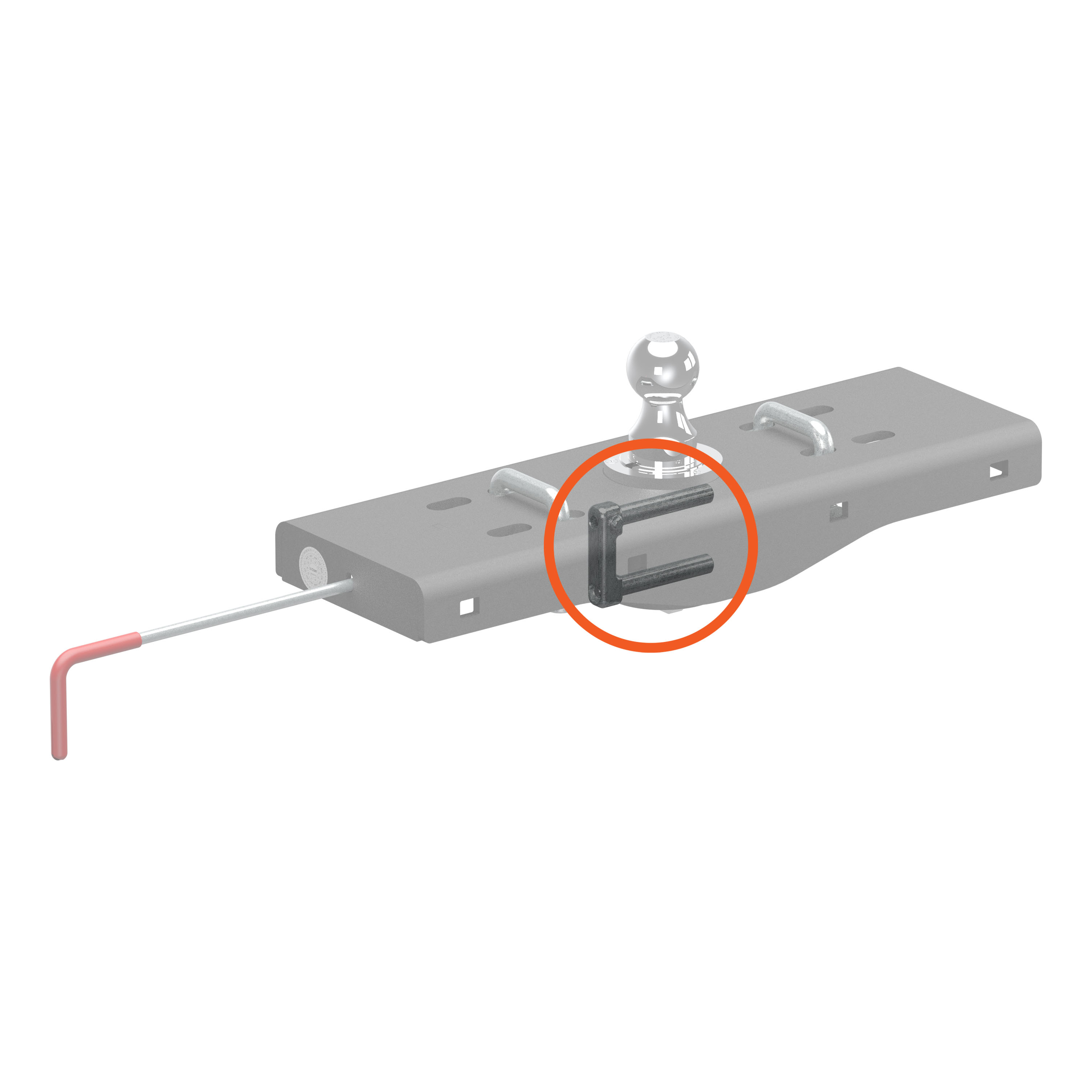 CURT 19258 Replacement Double Lock & EZr Gooseneck Locking Pin thumbnail 1