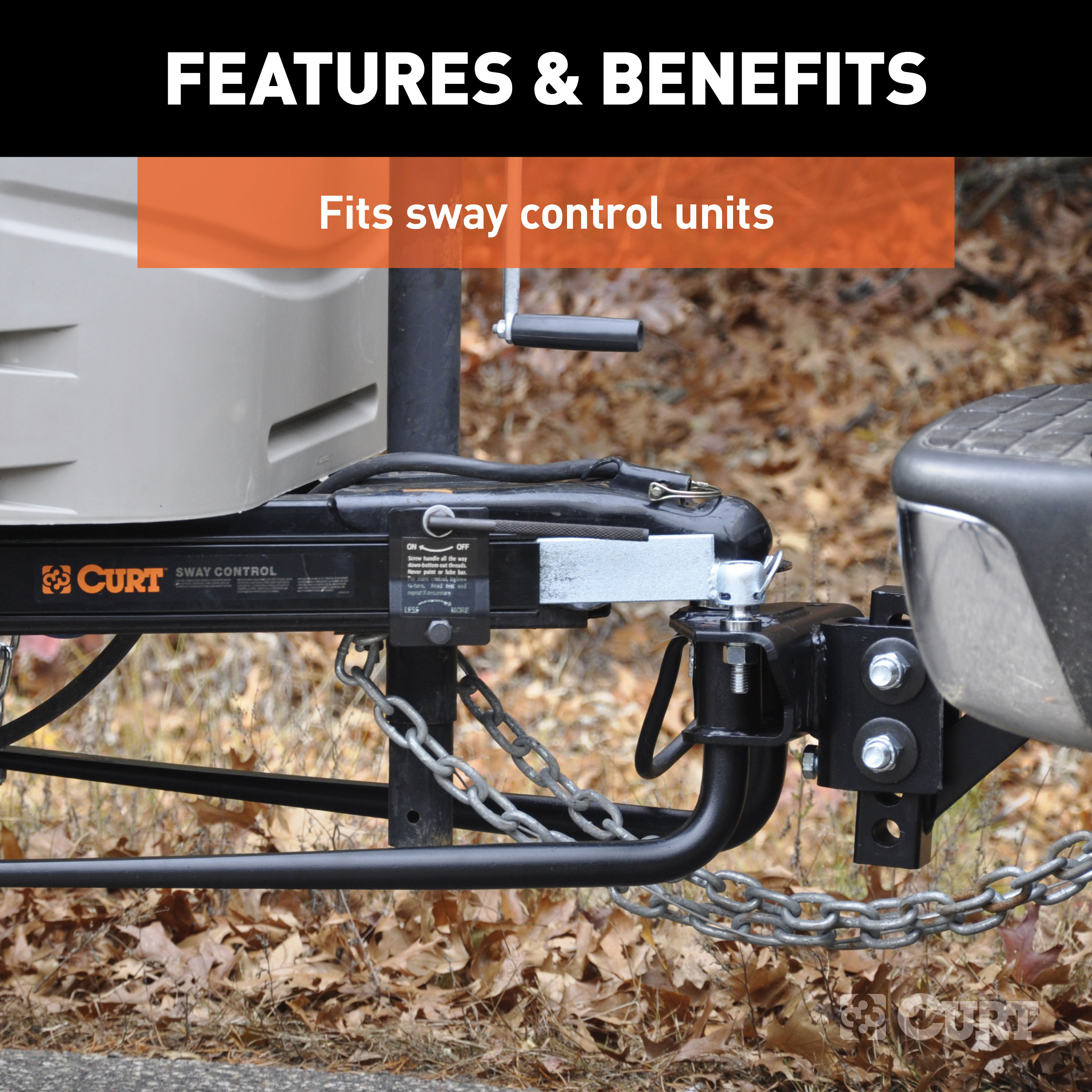 CURT 40010 Replacement Trailer Sway Control Ball, 1-1/4-Inch Diameter, 5/8 x 1-3/4-In Shank, Packaged thumbnail 4