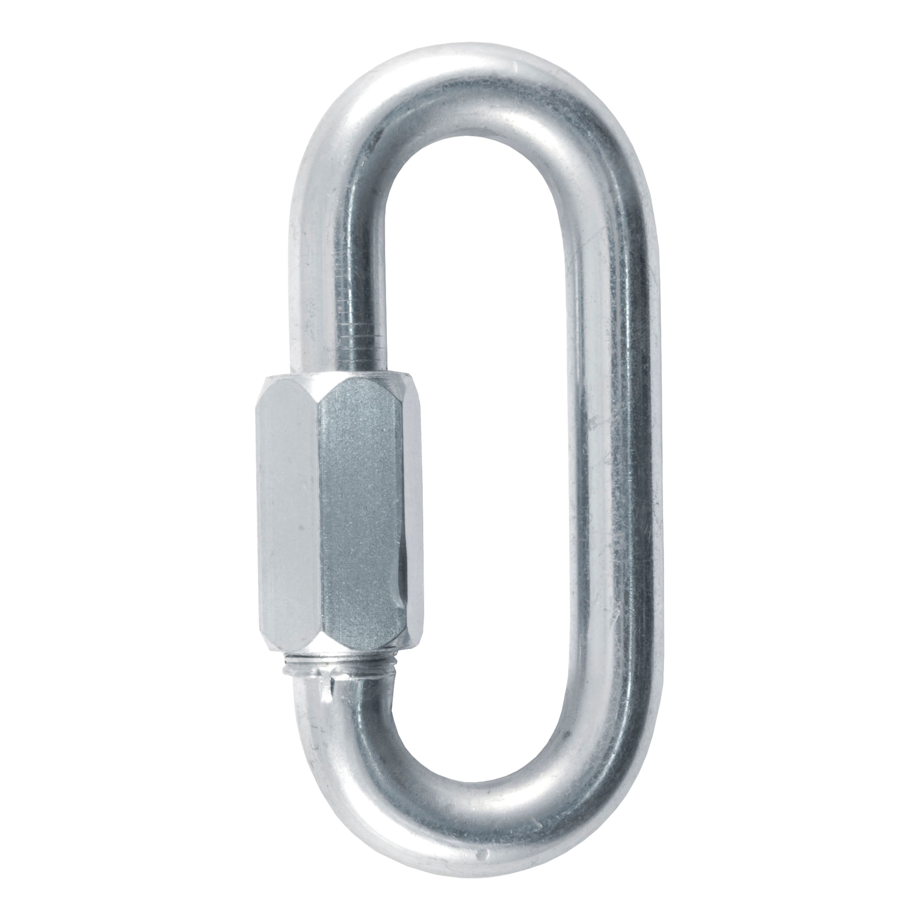 CURT 82932 Threaded Quick Link Trailer Safety Chain Hook Carabiner Clip, 1/2-Inch Diameter, 16,500 lbs Break Strength thumbnail 0