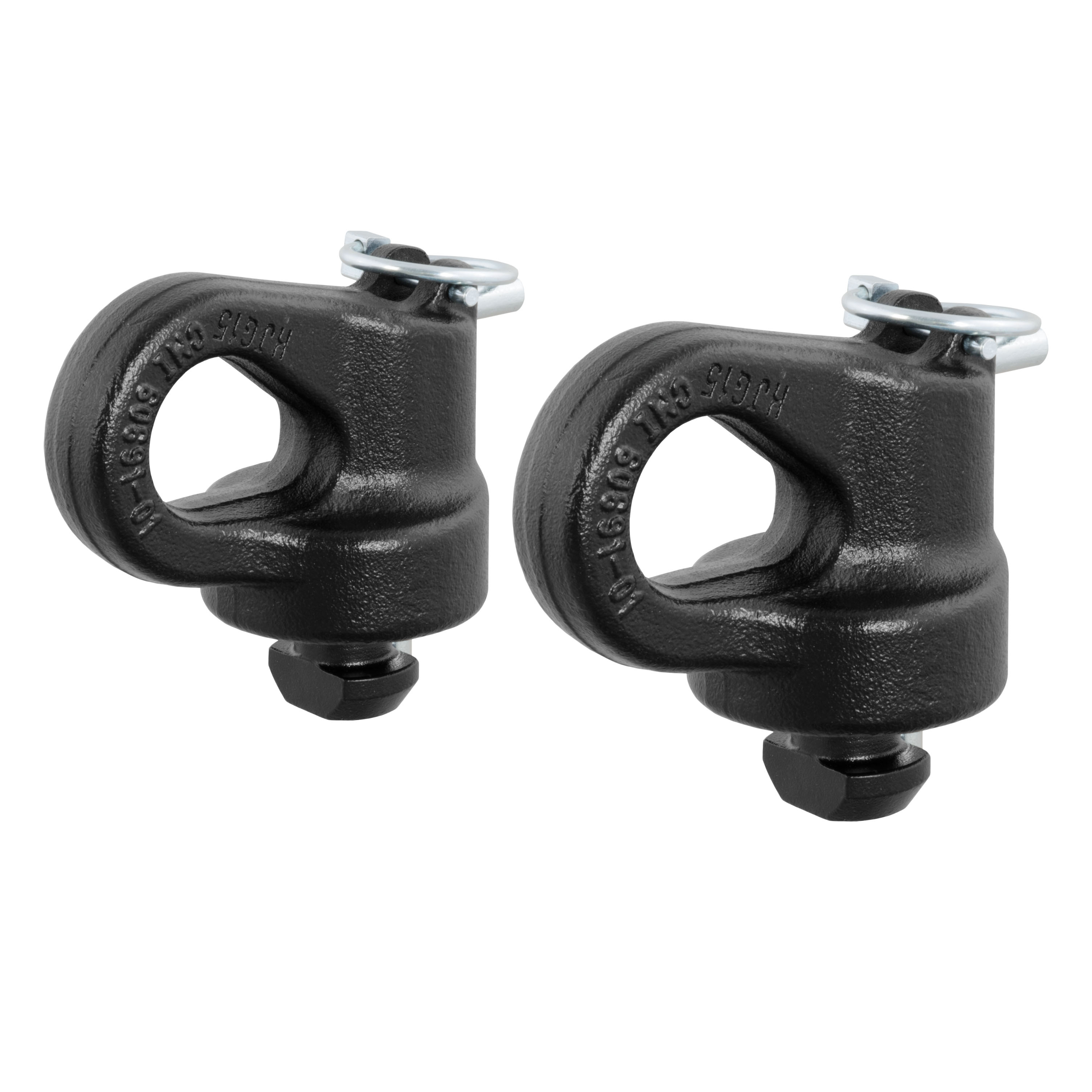 CURT 60691 OEM Puck System Gooseneck Safety Chain Anchors, 30K, Fits Select Silverado, Sierra 2500, 3500 HD, F-250, F-350, Nissan Titan XD thumbnail 0