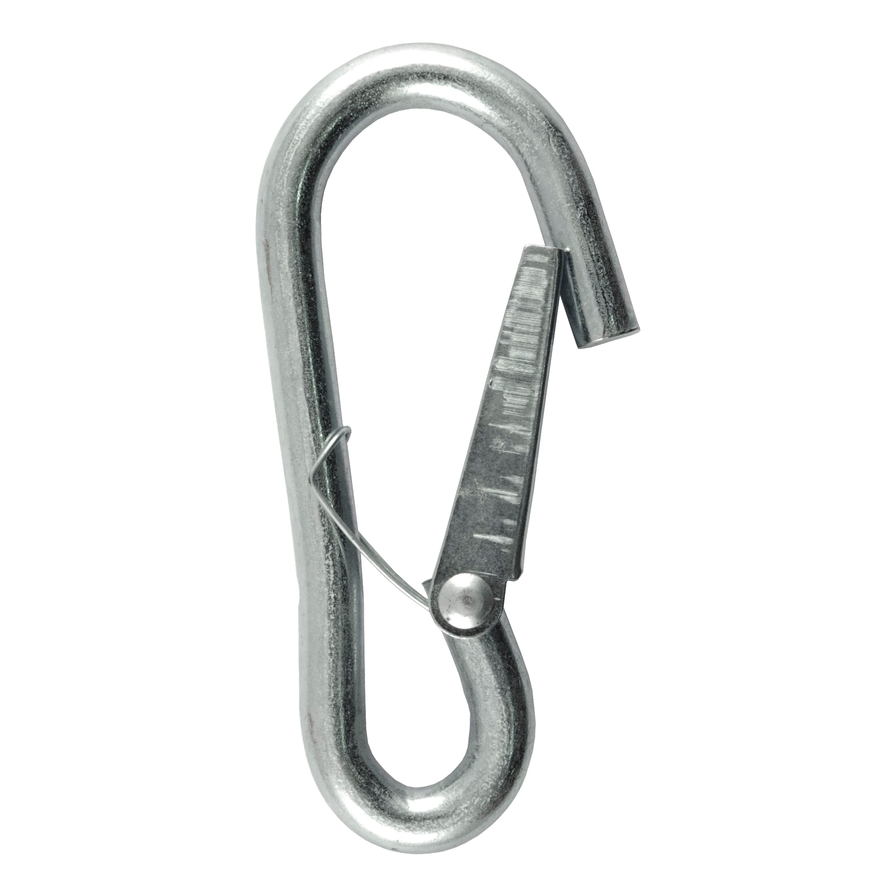 CURT 81261 Snap Hook Trailer Safety Chain Hook Carabiner Clip, 3/8-Inch Diameter, 2,000 lbs thumbnail 0